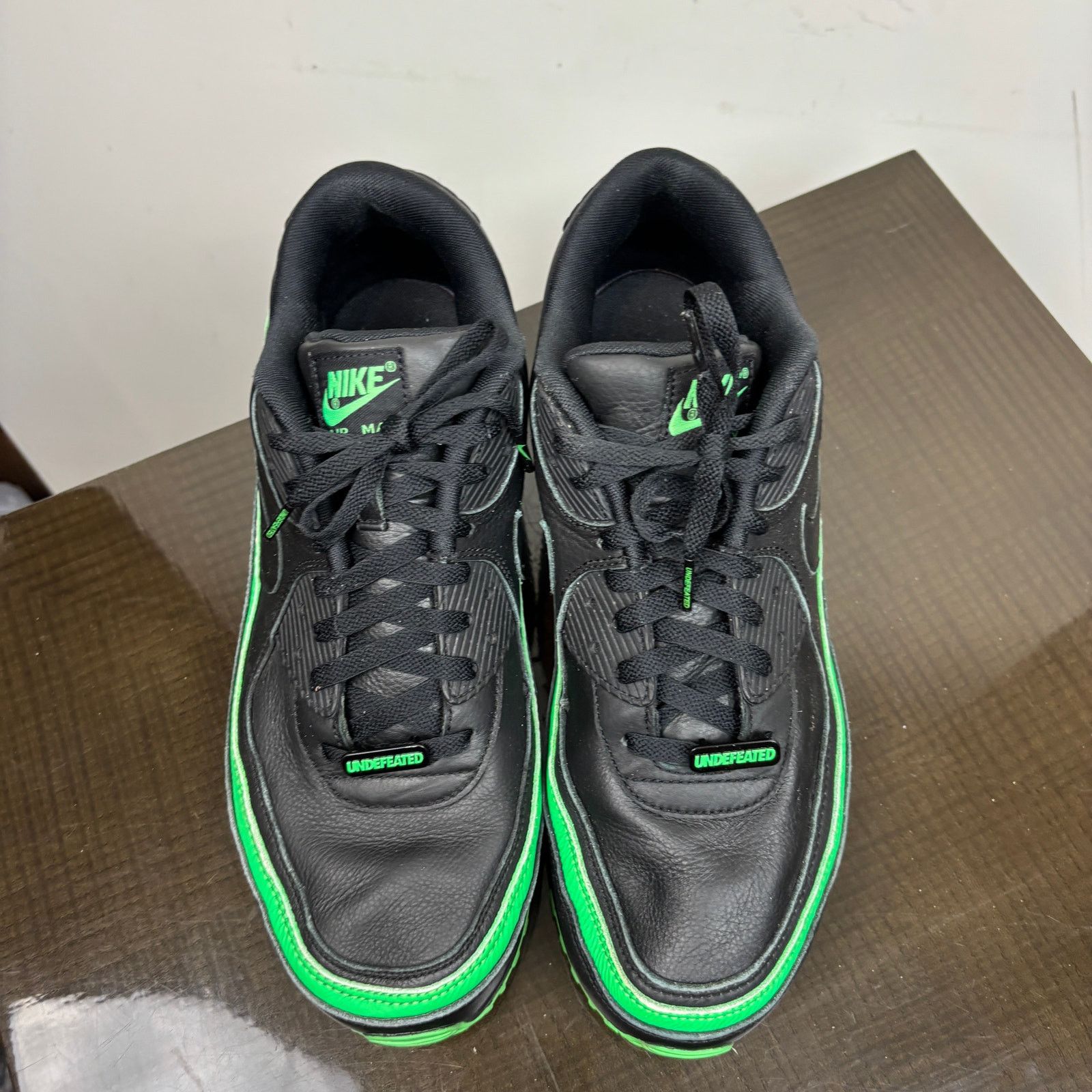 Nike × Undefeated Nike Undefeated Air Max 90 Black Green Sneakers Men's 13 Size US 13 / EU 46 - 11 Thumbnail