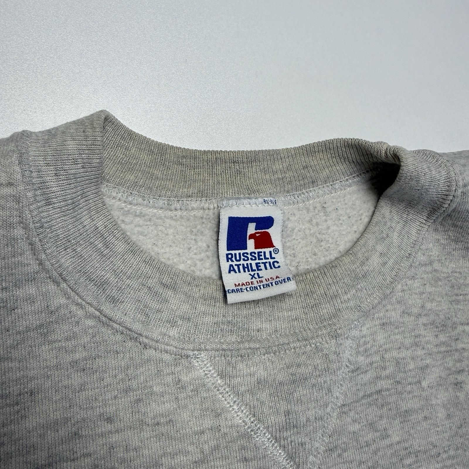 Russell Athletic Vintage 90s Russell Athletic Crew Neck Men’s Sweatshirt Gray Size US XL / EU 56 / 4 - 8 Thumbnail