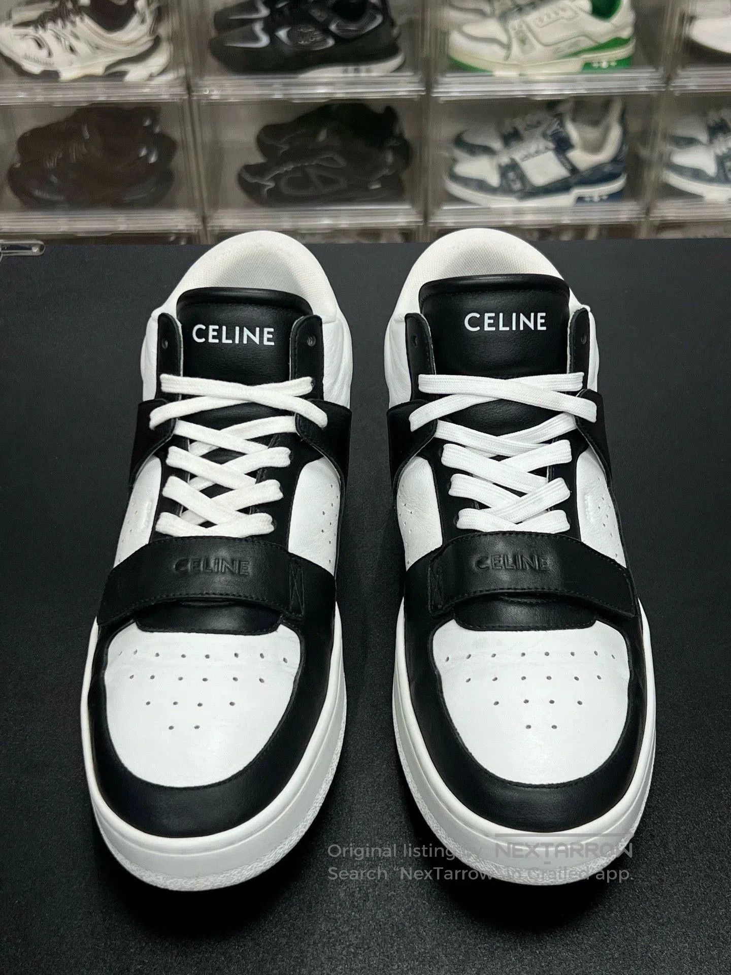Celine celine mid-top sneakers black and white. Size US 9 / EU 42 - 2 Thumbnail