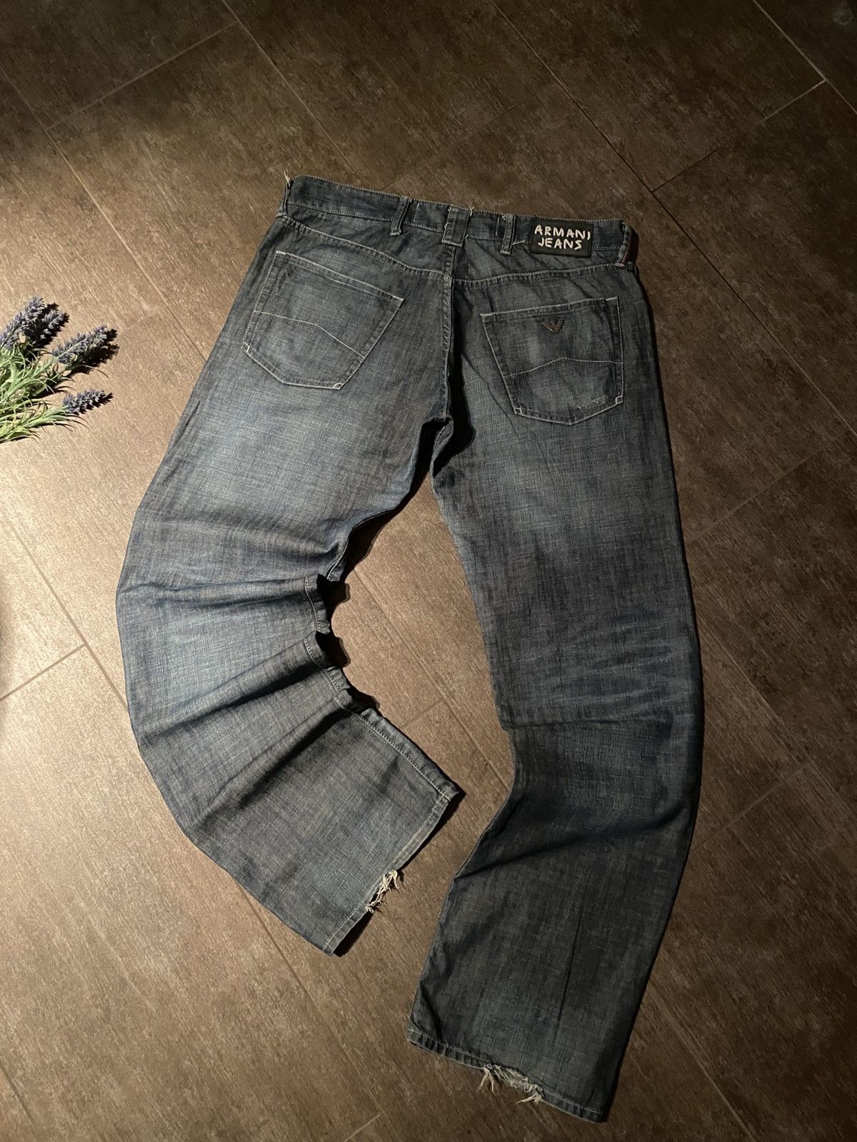 Armani Vintage Armani Jeans | Blau/Grau | Größe 34 | Wie neu Size US 34 / EU 50 - 1 Thumbnail