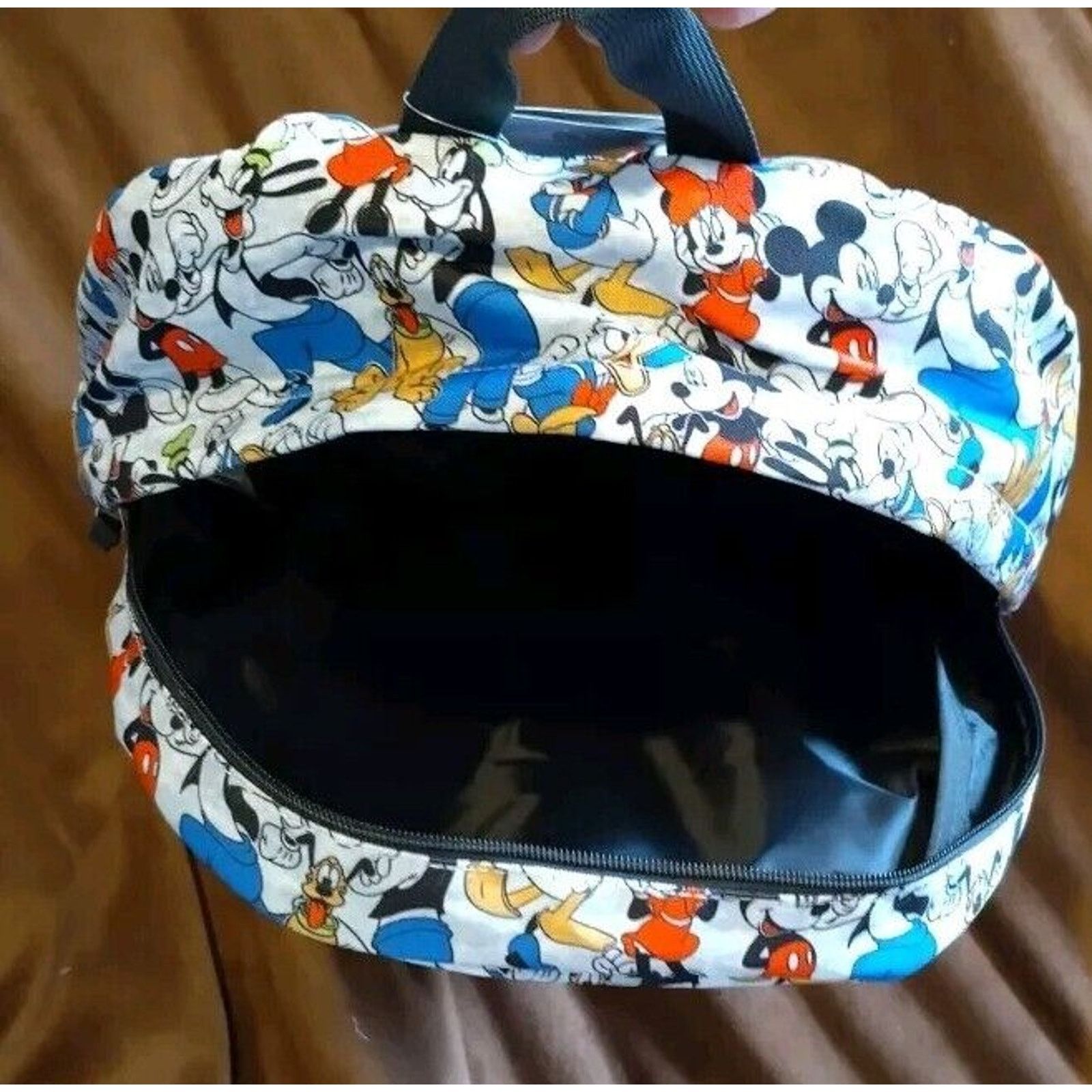 Disney NWT !! Disney Mickey Mouse & Friends All Over Print Backpack Size ONE SIZE - 4 Thumbnail