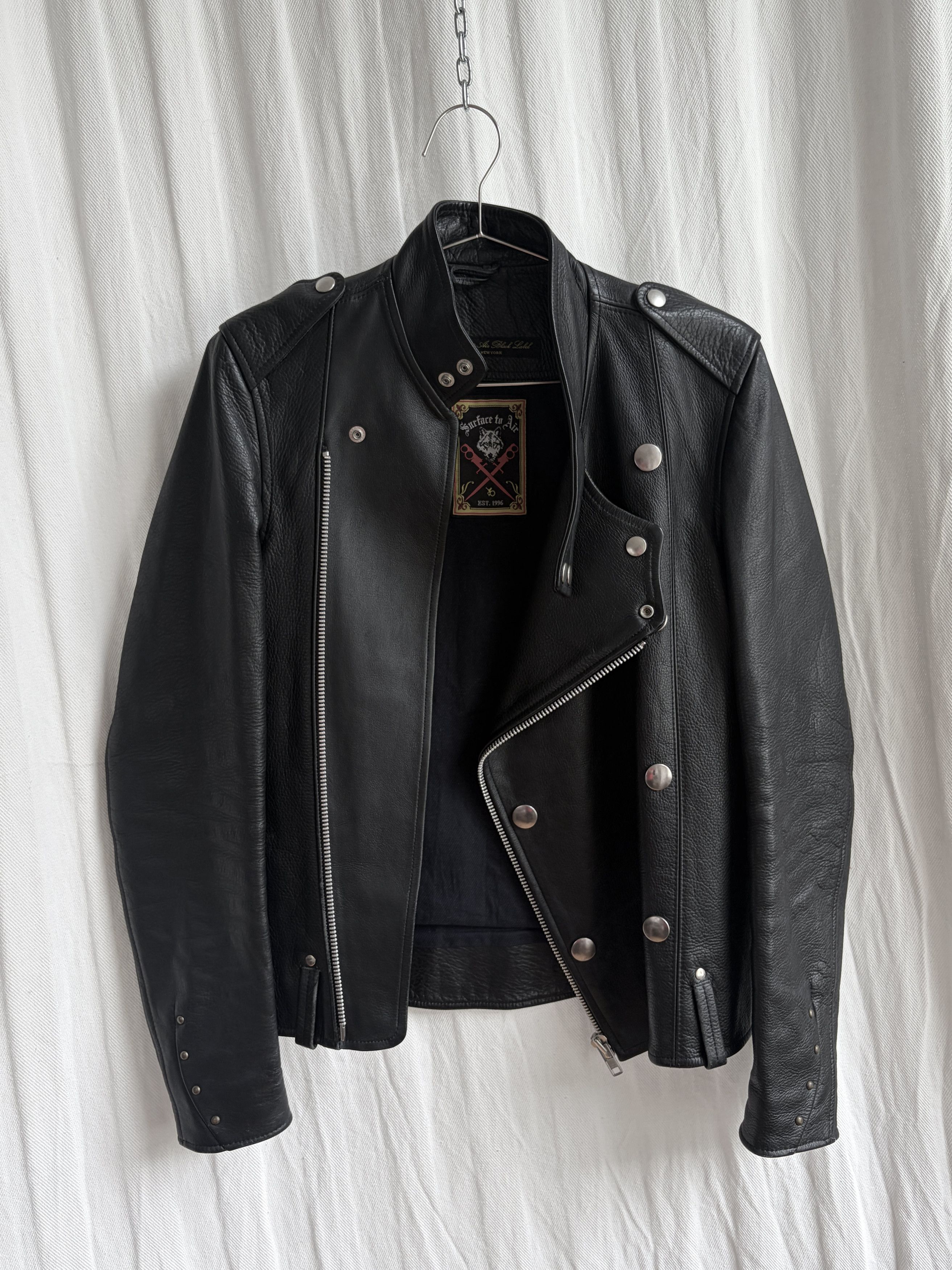 Surface To Air Double Breasted Leather Jacket Size US S / EU 44-46 / 1 - 7 Thumbnail