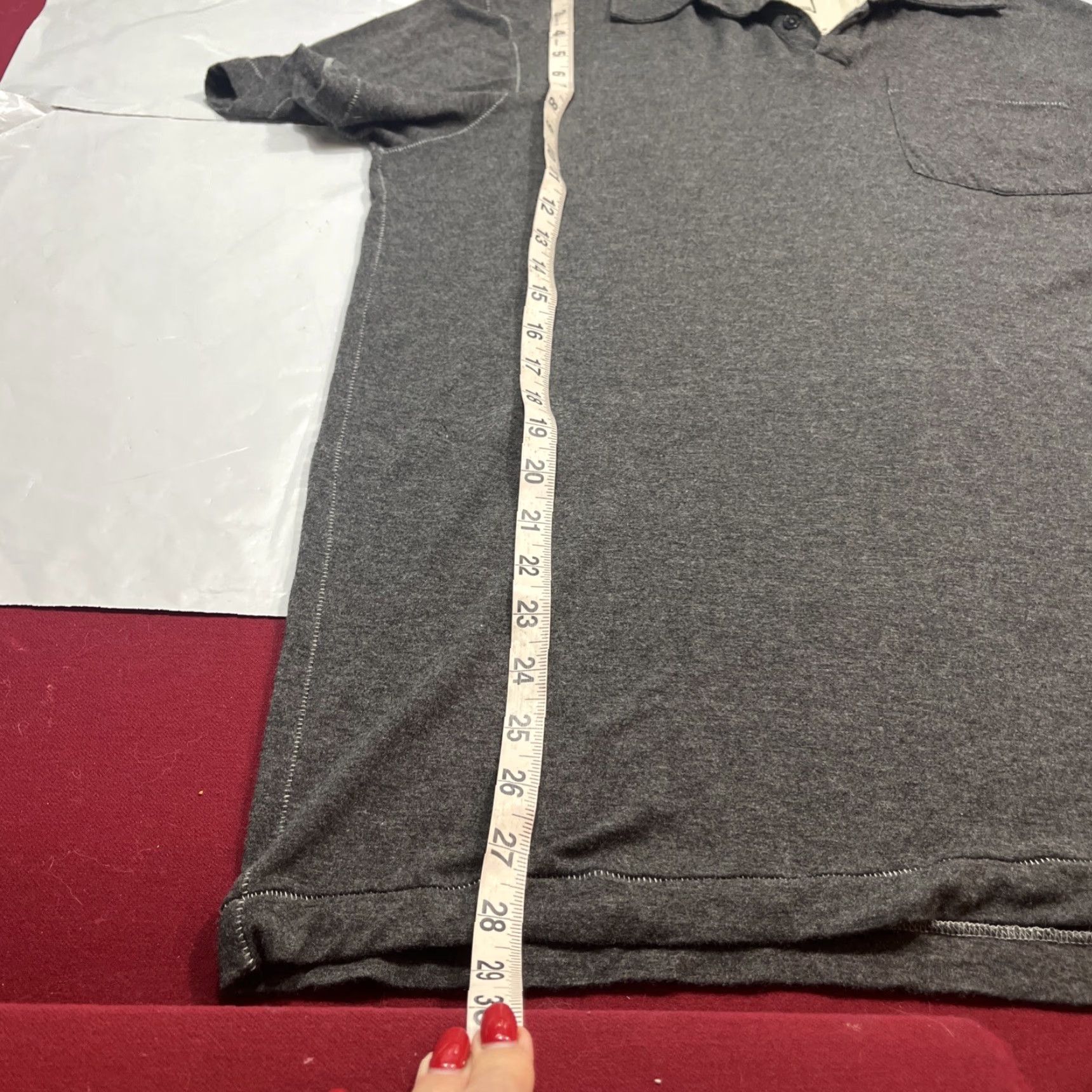 Prana PrAna POLO Shirt Mens Medium Short Sleeve Collared Stretch Knit dark GRAY SOFT M Size US M / EU 48-50 / 2 - 5 Thumbnail