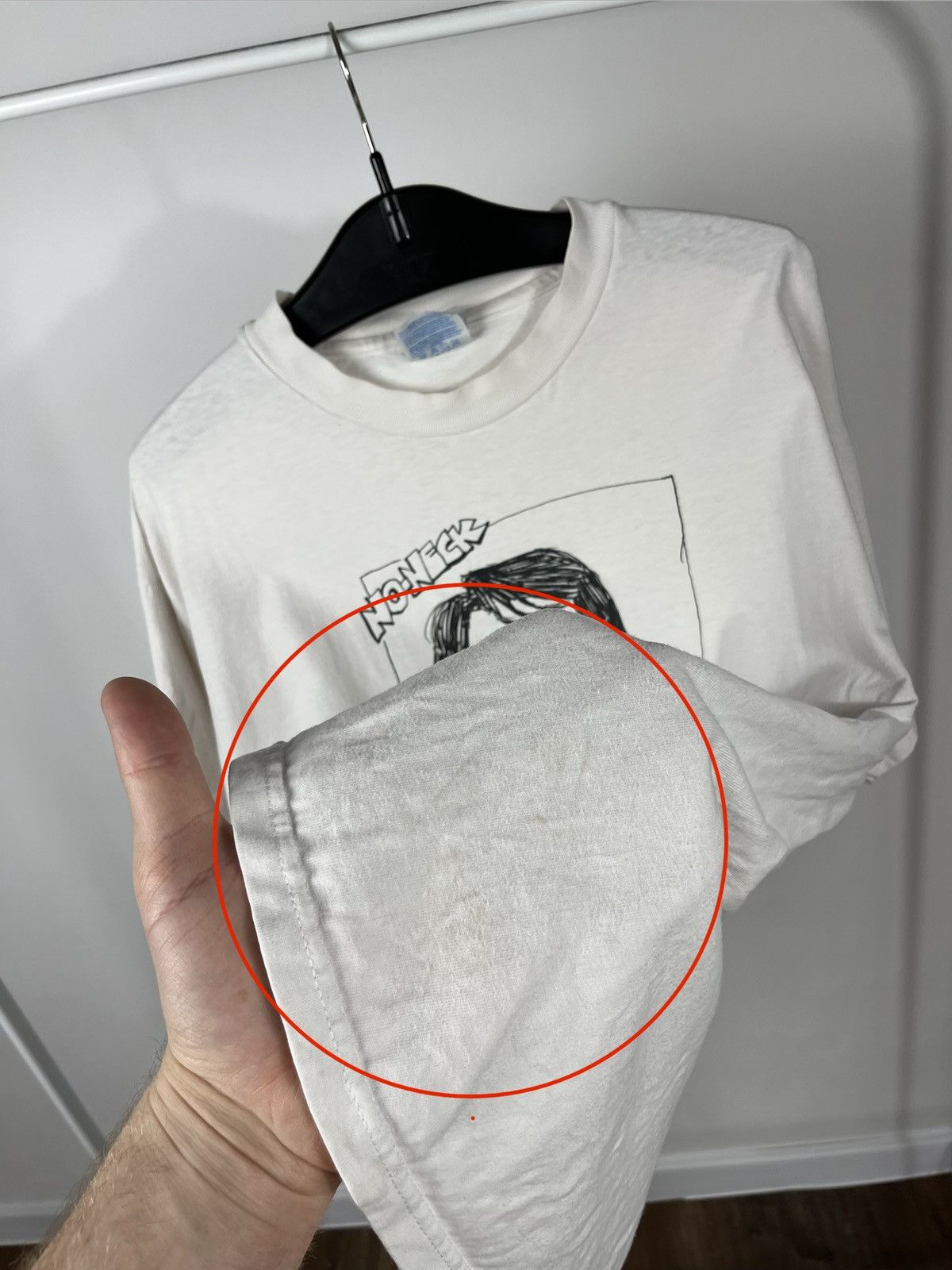 Other Vintage 90s Hanes Tee Made in USA XL Single Stitch Sleeve Size US XL / EU 56 / 4 - 7 Thumbnail