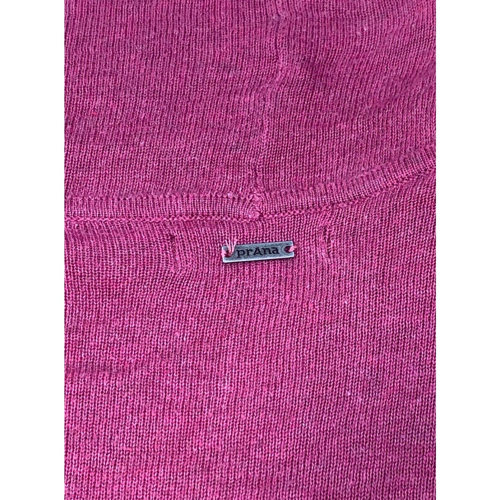 Prana prAna Womens Cardigan Open Front Long Sleeve XS maroon Red Cardigan Womens XS Long Sleeve Casual 4039 Size XS / US 0-2 / IT 36-38 - 8 Thumbnail
