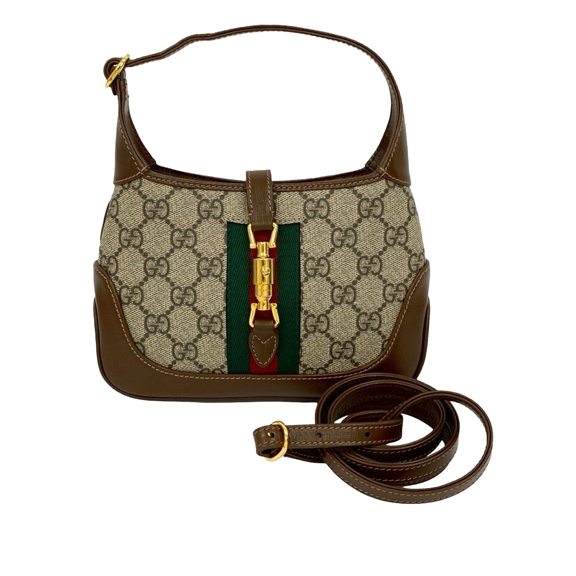 Gucci Mini GG Supreme Web Jackie 1961 Crossbody Size ONE SIZE - 1 Thumbnail