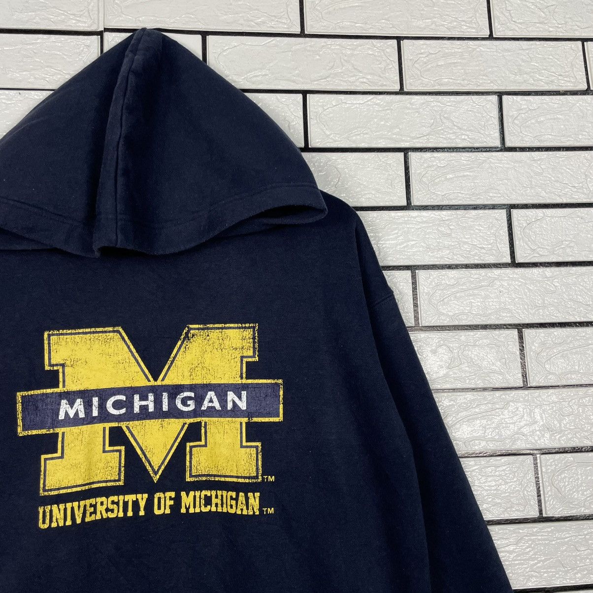 Japanese Brand University Of Michigan Pullover Hoodie Size US M / EU 48-50 / 2 - 5 Thumbnail
