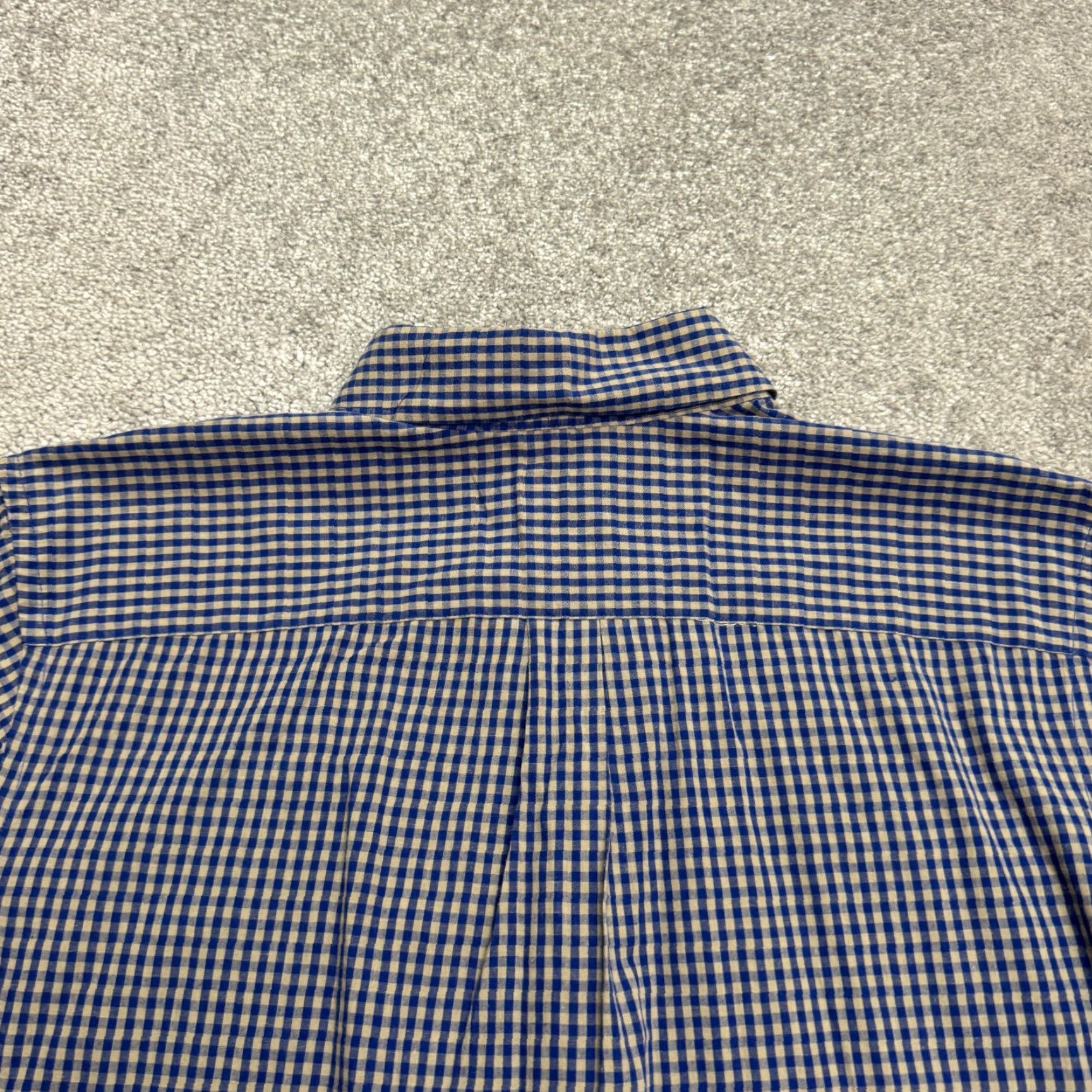 Dockers DOCKERS Shirt Mens L Blue Check Button-Down Short Sleeve Casual Home/Away Comfortable Size US L / EU 52-54 / 3 - 5 Thumbnail