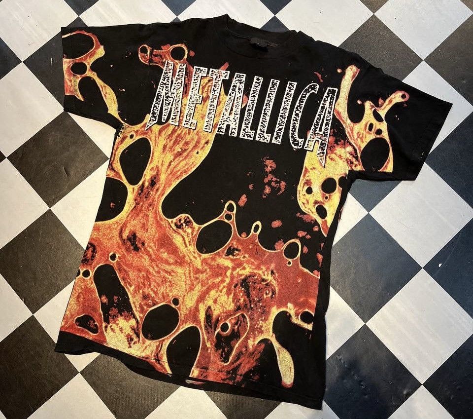 Giant VINTAGE RARE METALLICA RELOAD AOP Size US XL / EU 56 / 4 - 3 Thumbnail