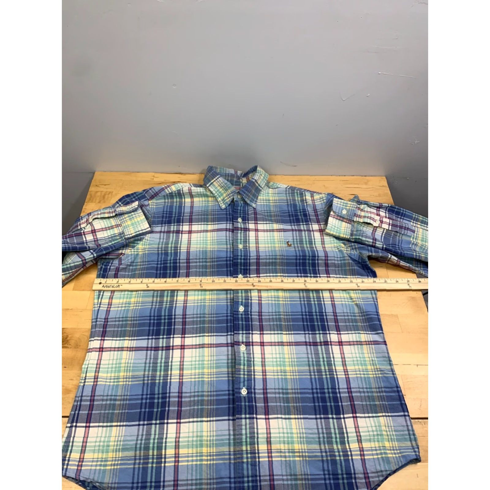 Polo Ralph Lauren Polo Ralph Lauren Button-Up Shirt Men L Long Sleeve Plaid Multicolor Cotton Classic Size US L / EU 52-54 / 3 - 5 Thumbnail