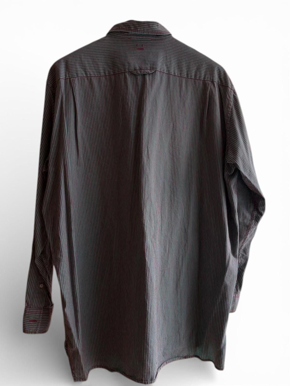 Acne Studios Acne Studios - Men's Striped Long Sleeve Shirt with Artistic Size US M / EU 48-50 / 2 - 7 Thumbnail