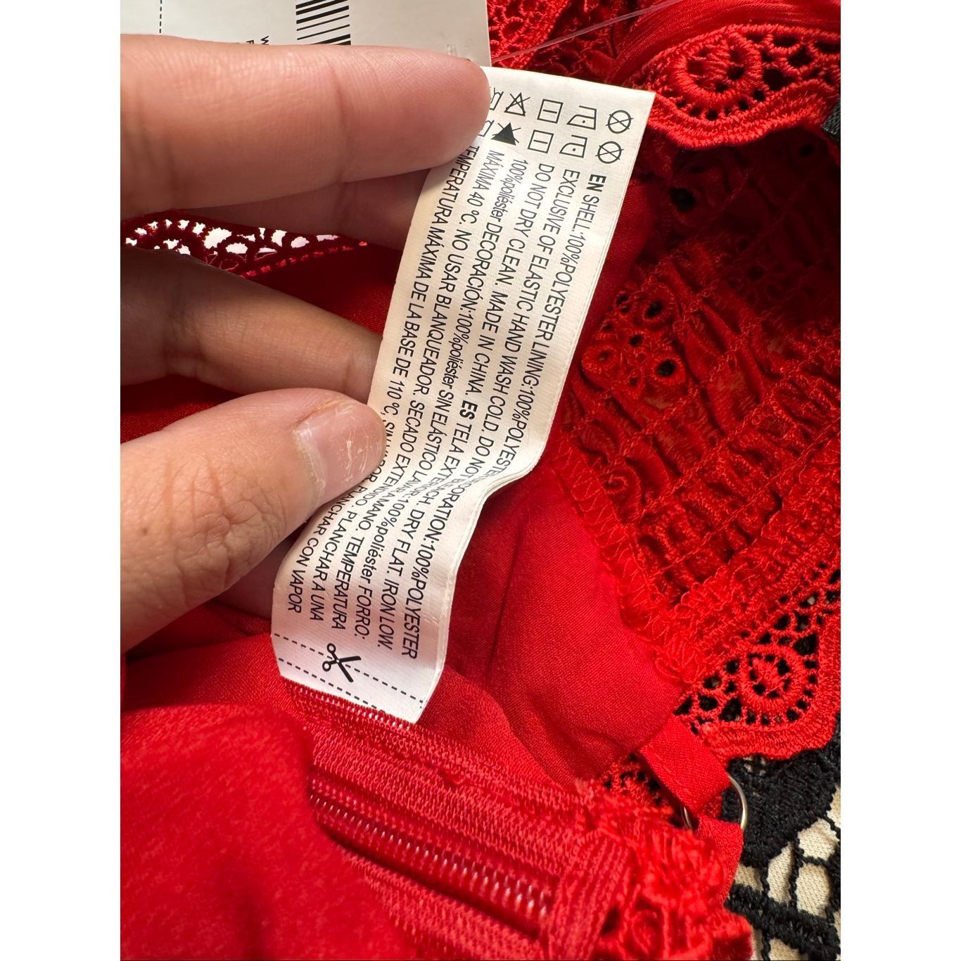 Forever 21 Forever 21 Red Lace Bralette Crop Top – Size M Size M / US 6-8 / IT 42-44 - 6 Thumbnail