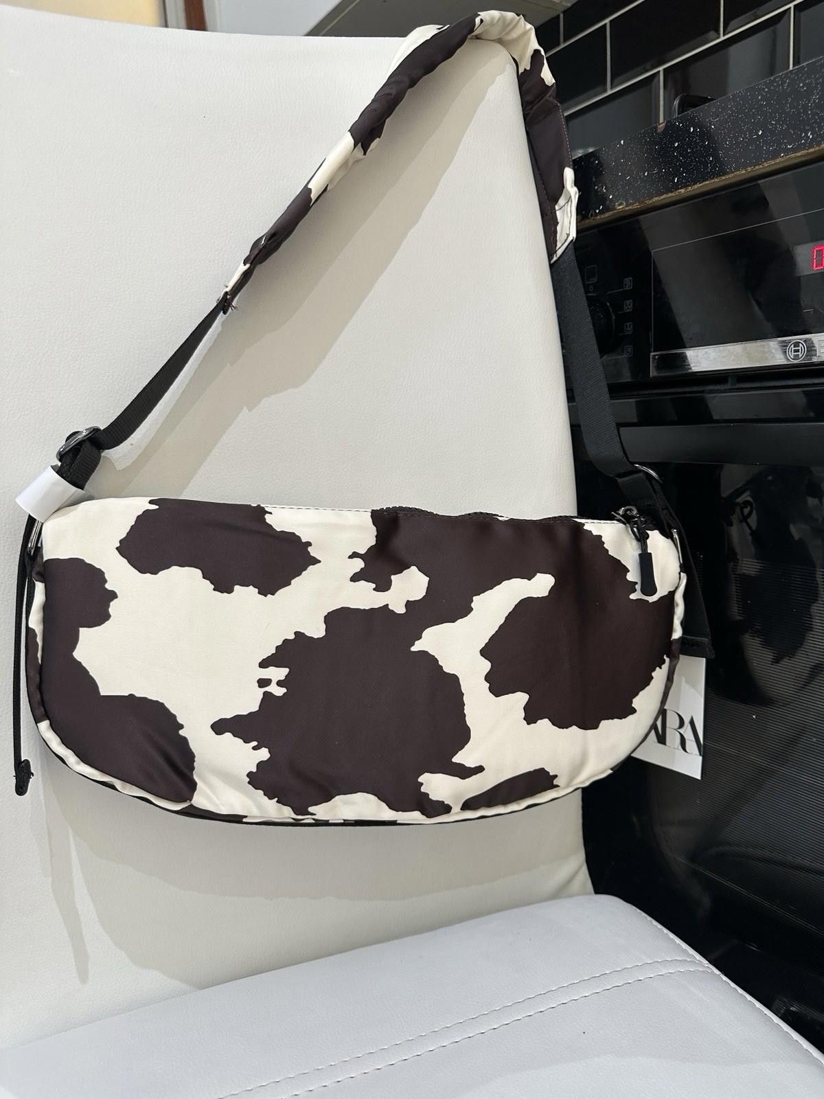 Zara - Cowhide and Leather Handbag