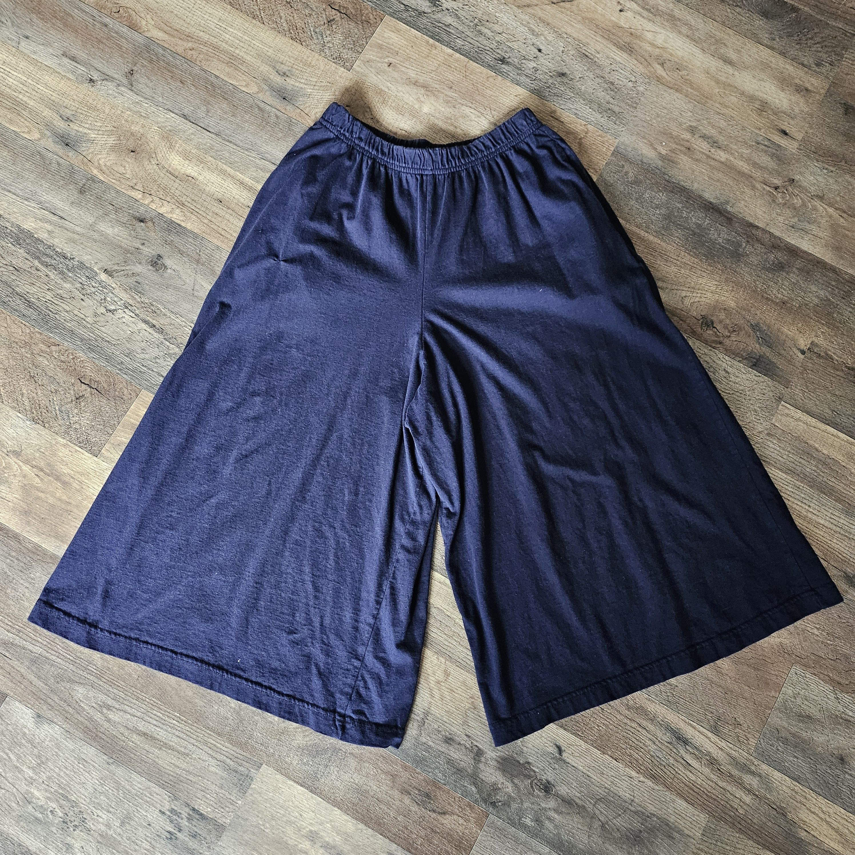 Lands' End × Vintage Vitnage Land's End Wide legged cullotes. Cotton. USA. PM Size 29" - 2 Thumbnail