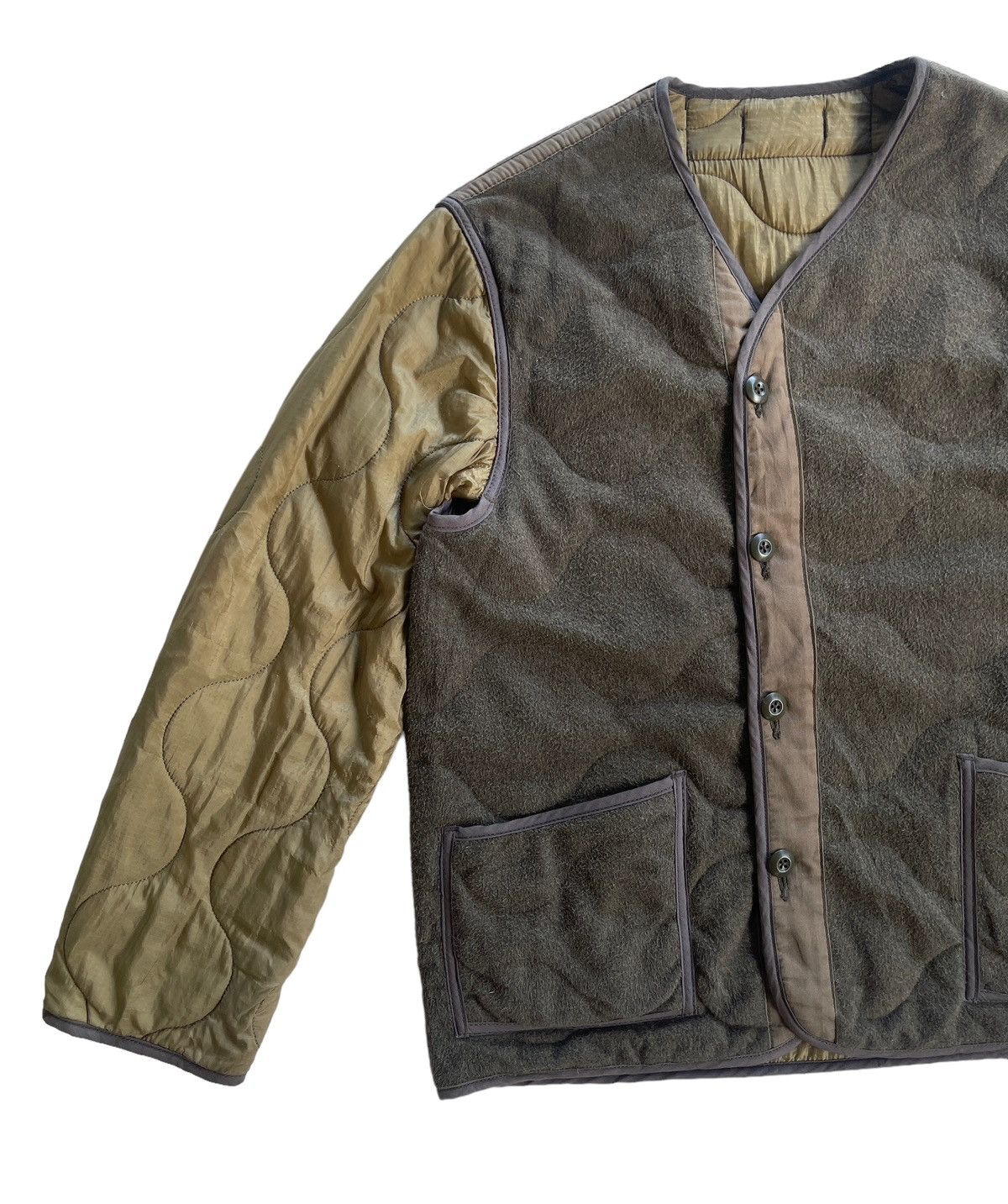HOLLYWOOD RANCH MARKET HRM Blue Blue Japan Reversible Quilted Jacket Size US M / EU 48-50 / 2 - 7 Thumbnail