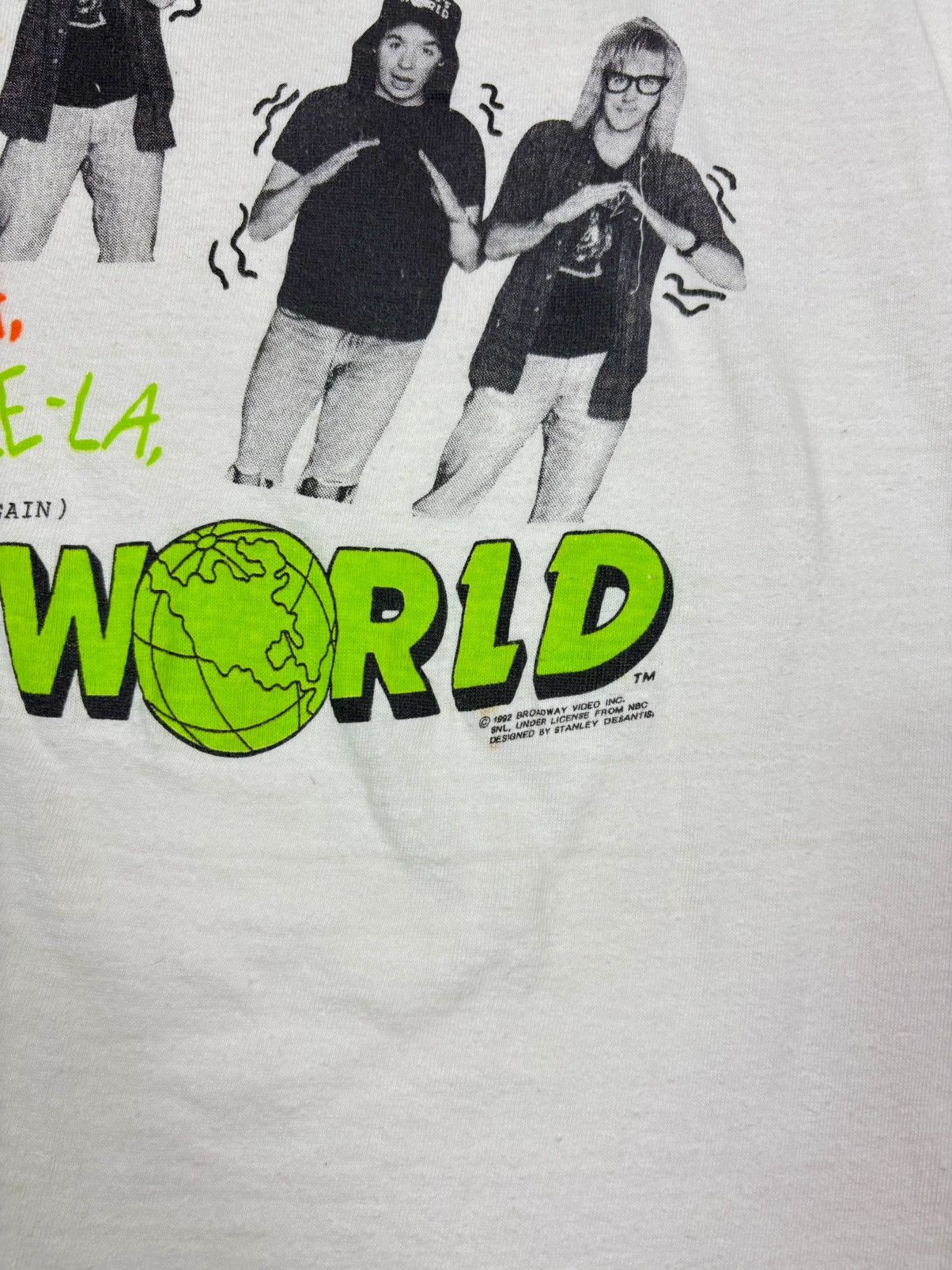 Vintage 1992 Wayne’s World “Dream Sequence” Licensed Promo Tee Size US L / EU 52-54 / 3 - 3 Thumbnail