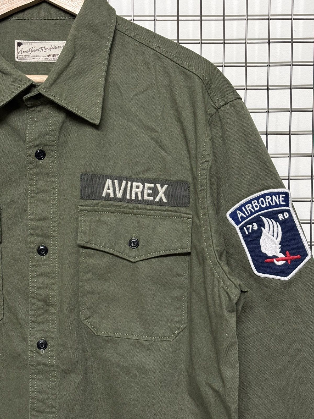 Avirex AVIREX Vietnam War Button up shirt Size US XL / EU 56 / 4 - 4 Thumbnail