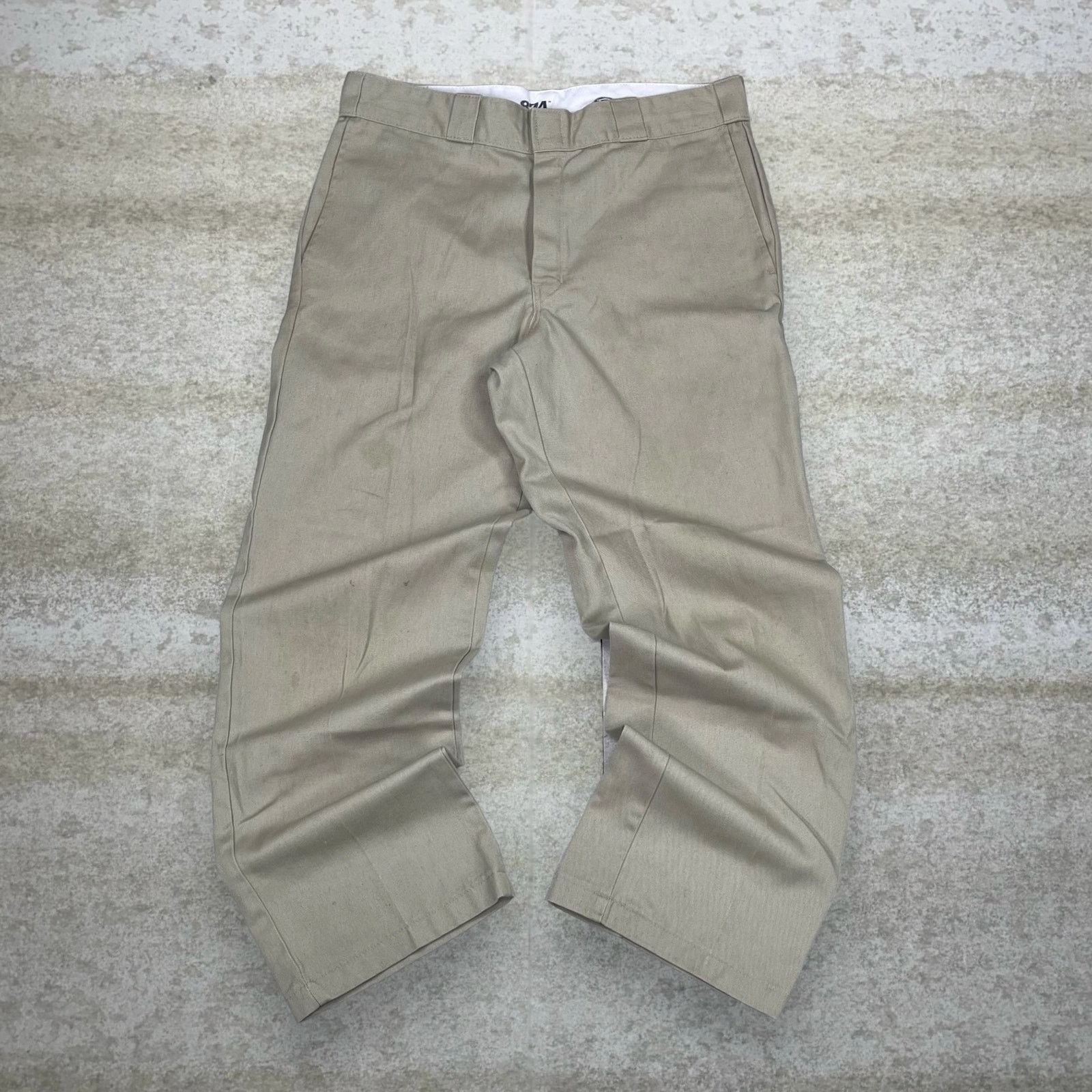 Dickies Vintage Y2K Dickies Khakis Pants 34x30 Original Tan Cotton Size US 32 / EU 48 - 2 Thumbnail