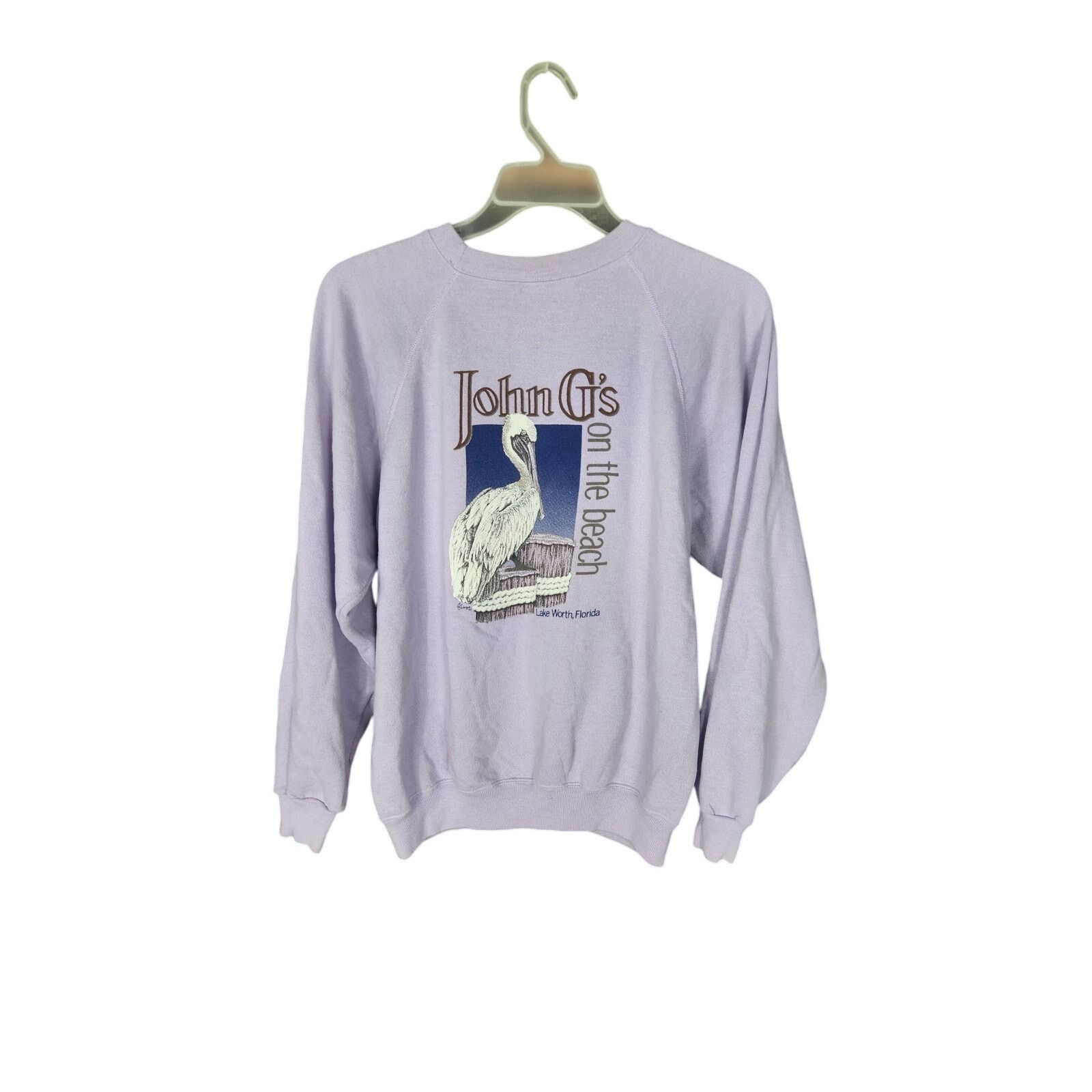 Hanes Vintage 90s Beach Crewneck men's large Size US L / EU 52-54 / 3 - 1 Thumbnail