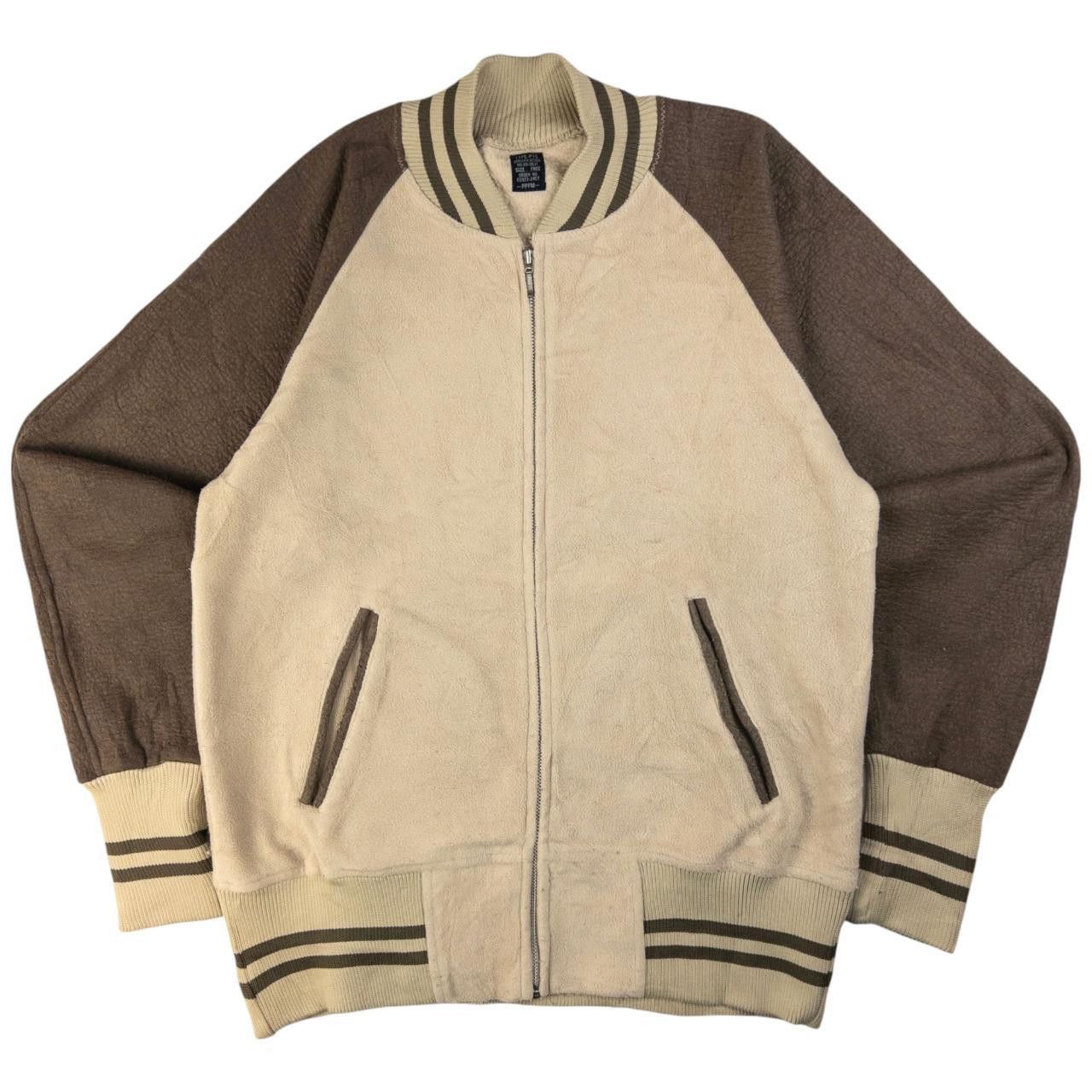 PPFM Vintage PPFM Zip Up Fleece Varsity Jacket Size US M / EU 48-50 / 2 - 1 Thumbnail
