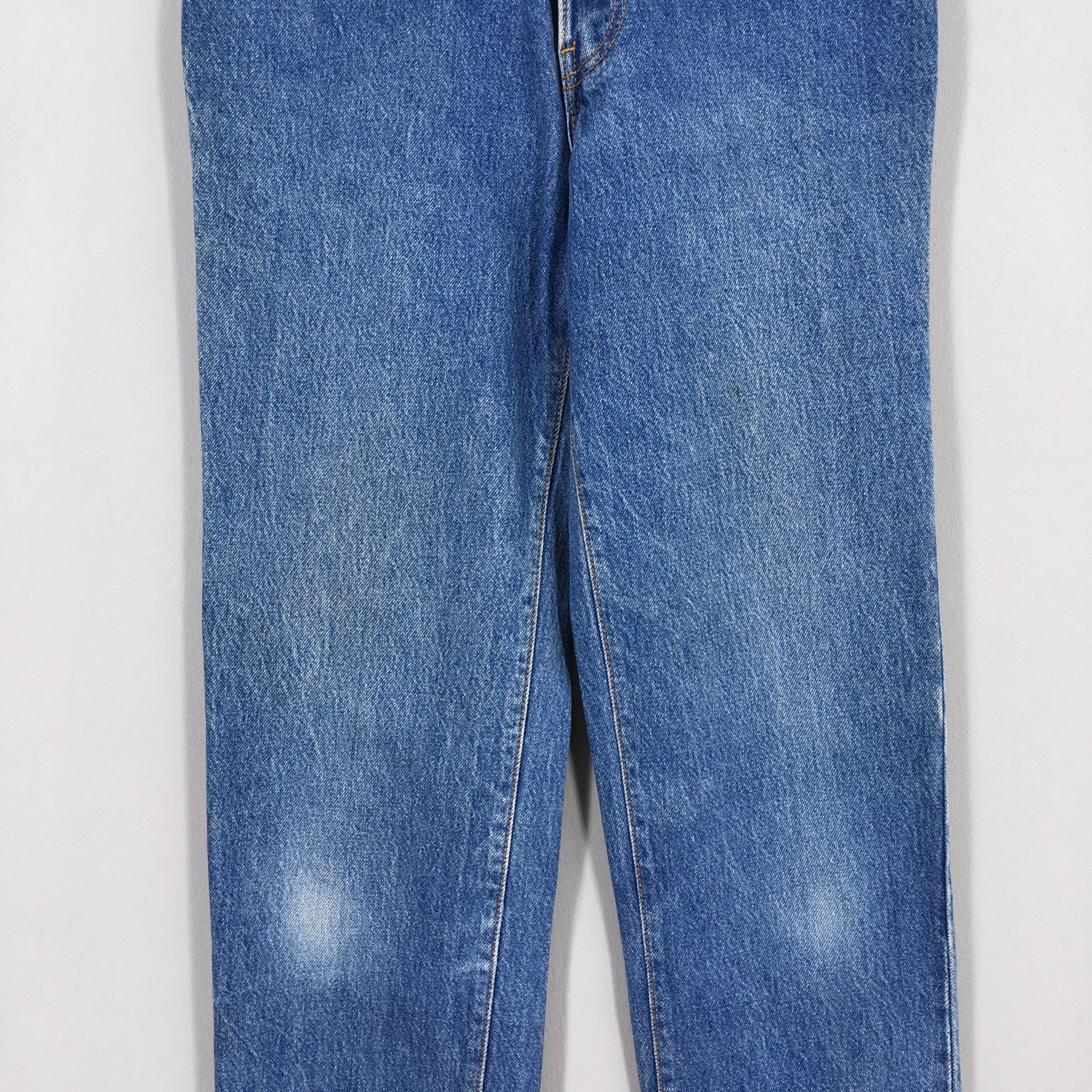 Levi's Size 23x30 Vintage 90s Levi's 501 Faded Blue Jeans S384 Size 23" - 3 Thumbnail