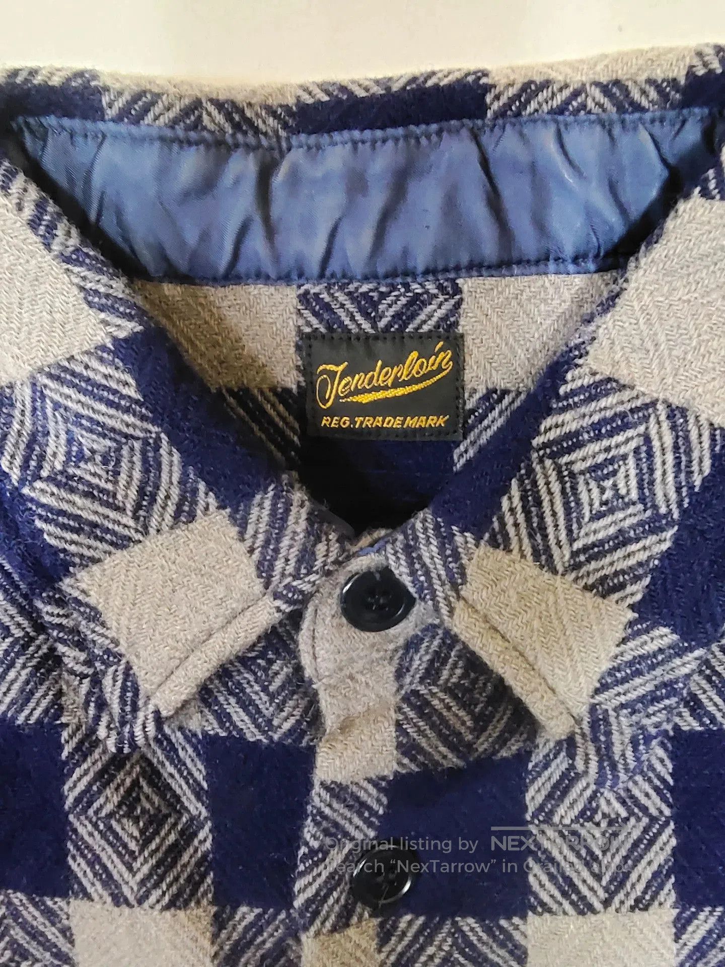Tenderloin Classic Buffalo Check Wool Shirt. Size US S / EU 44-46 / 1 - 6 Thumbnail