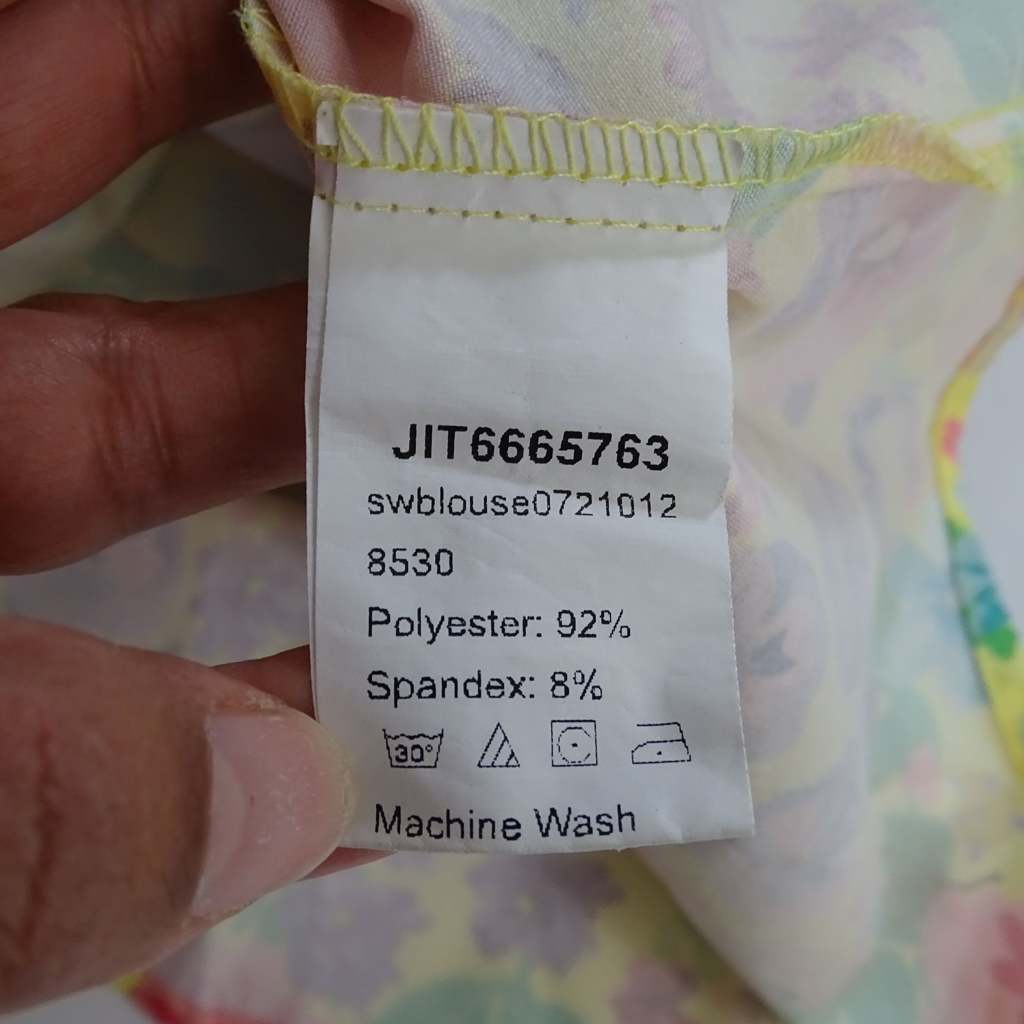 Shein Shein Floral Ruffle Sleeve Blouse Top Women Size 6 Yellow Mu Size M / US 6-8 / IT 42-44 - 7 Thumbnail