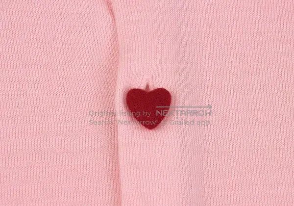 Comme des Garcons Comme Des Garcons Pink vintage heart-knit top Size M / US 6-8 / IT 42-44 - 5 Thumbnail