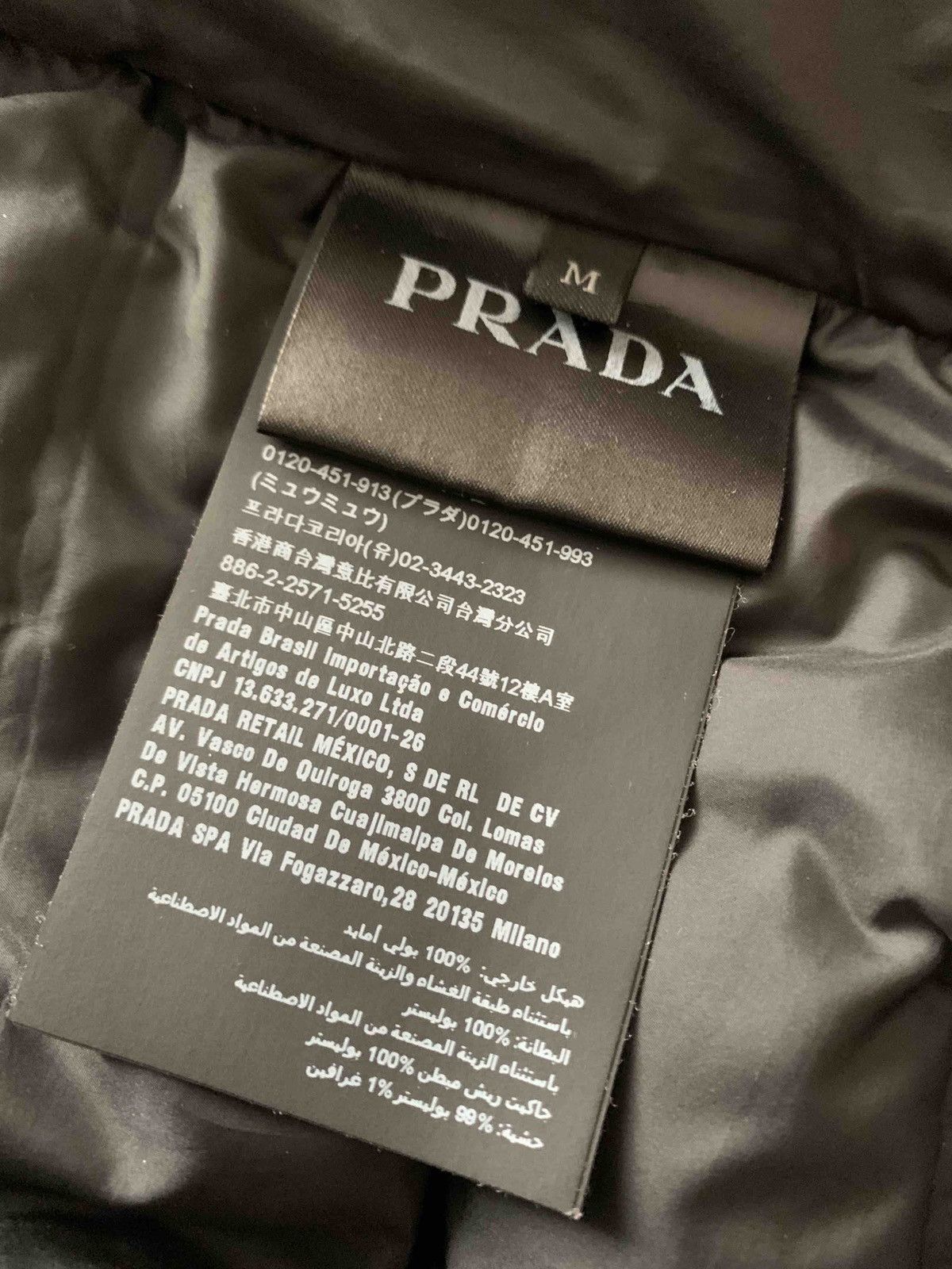 Prada 🔥🔥 3500$ Prada Linea Rossa Black Active Re-Nylon Jacket Size US M / EU 48-50 / 2 - 8 Thumbnail