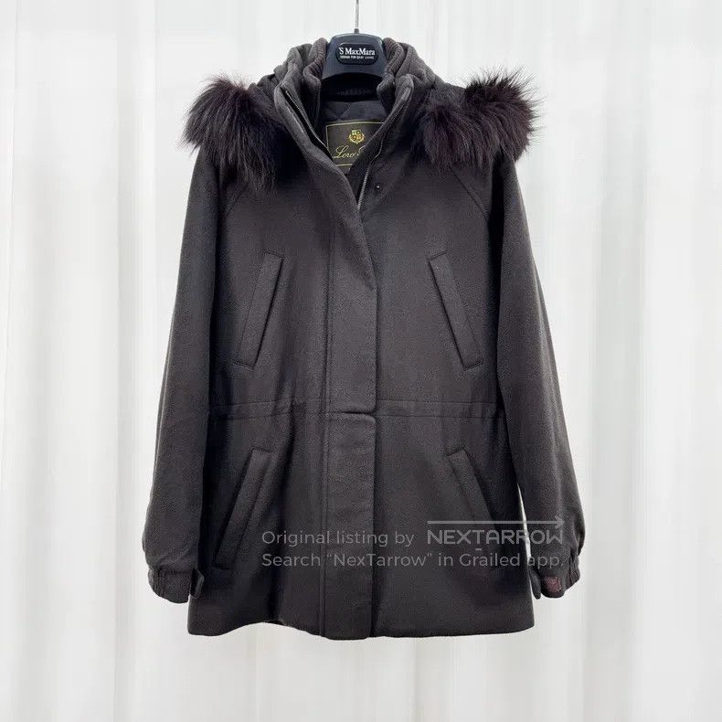 Loro Piana Loro Piana Fox fur collar cashmere coat Size XS / US 0-2 / IT 36-38 - 1 Thumbnail