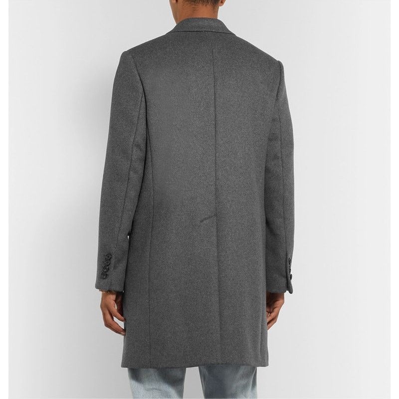 Acne Studios Acne Studios Gavin Mélange Wool-Blend Overcoat Gray Size US M / EU 48-50 / 2 - 3 Thumbnail