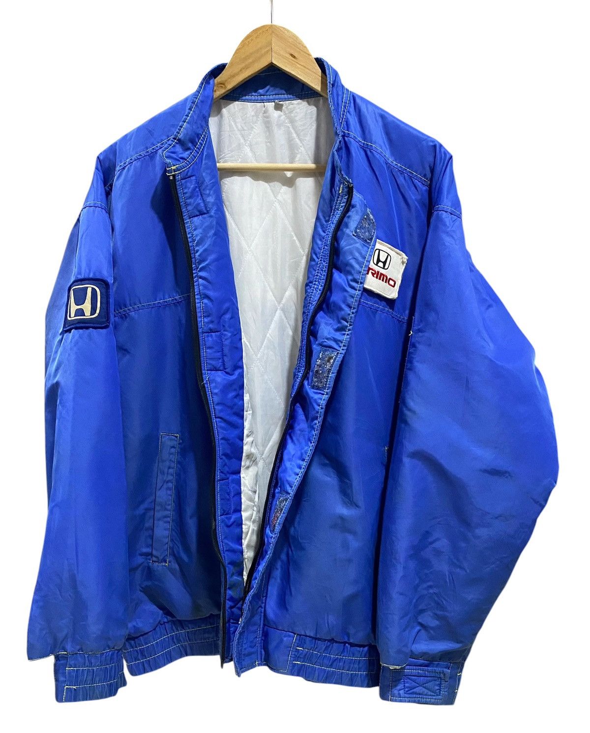 Honda Vintage 90s Honda Primo Team Bomber Jacket Size US XXL / EU 58 / 5 - 3 Thumbnail