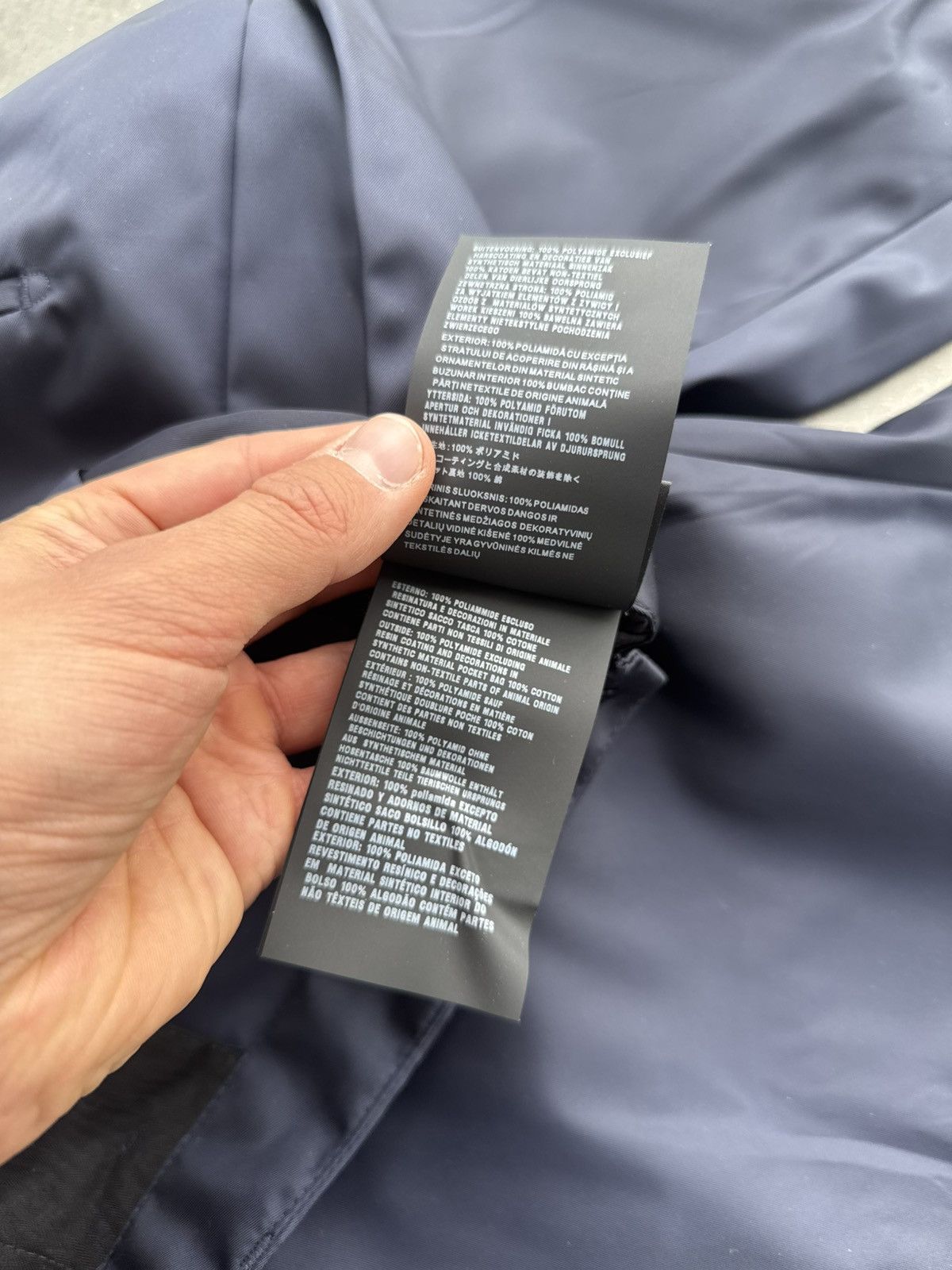 Prada Prada Nylon Navy Set Jacket + Pants Designer Luxury paris Size US M / EU 48-50 / 2 - 14 Thumbnail