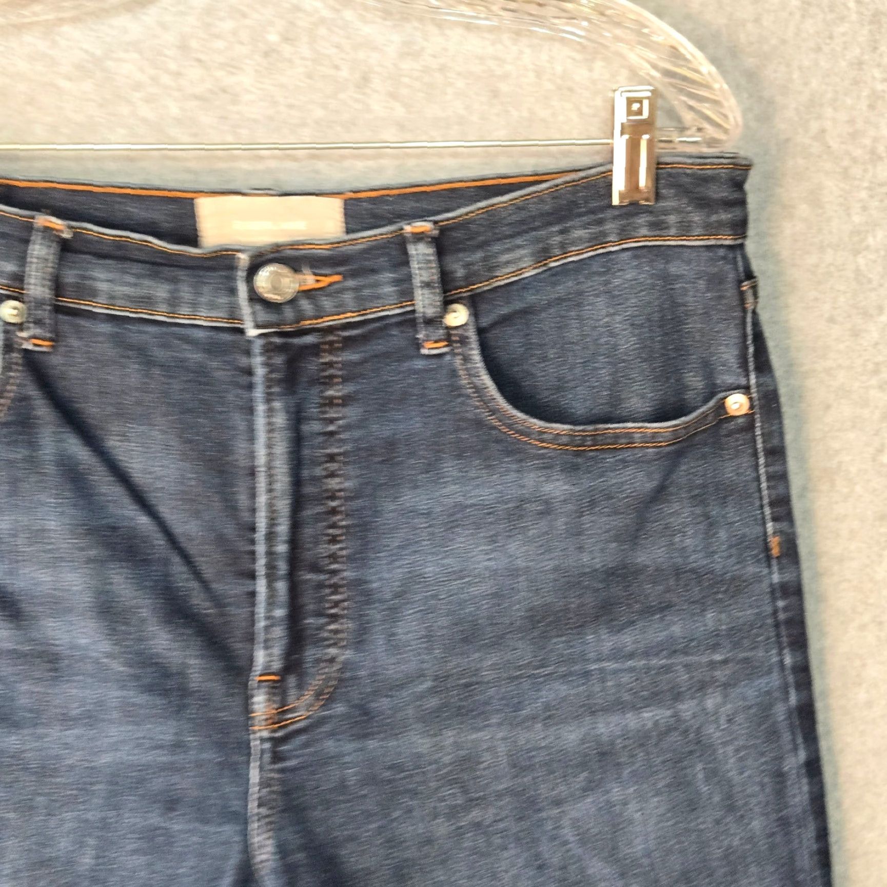 Everlane Everlane Skinny Jeans Womens Blue Denim Stretch High Rise Medium Wash 5-Pockets Jeans Size 32" / US 10 / IT 46 - 4 Thumbnail