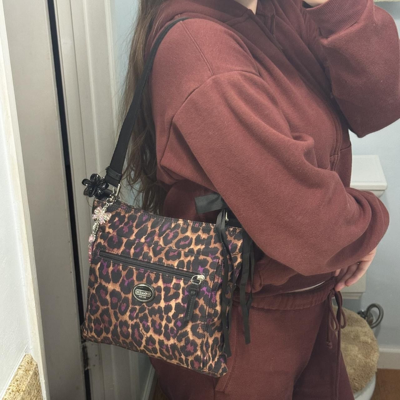 Coach Y2K Nylon Cheetah Coach Shoulder Bag Size ONE SIZE - 8 Thumbnail