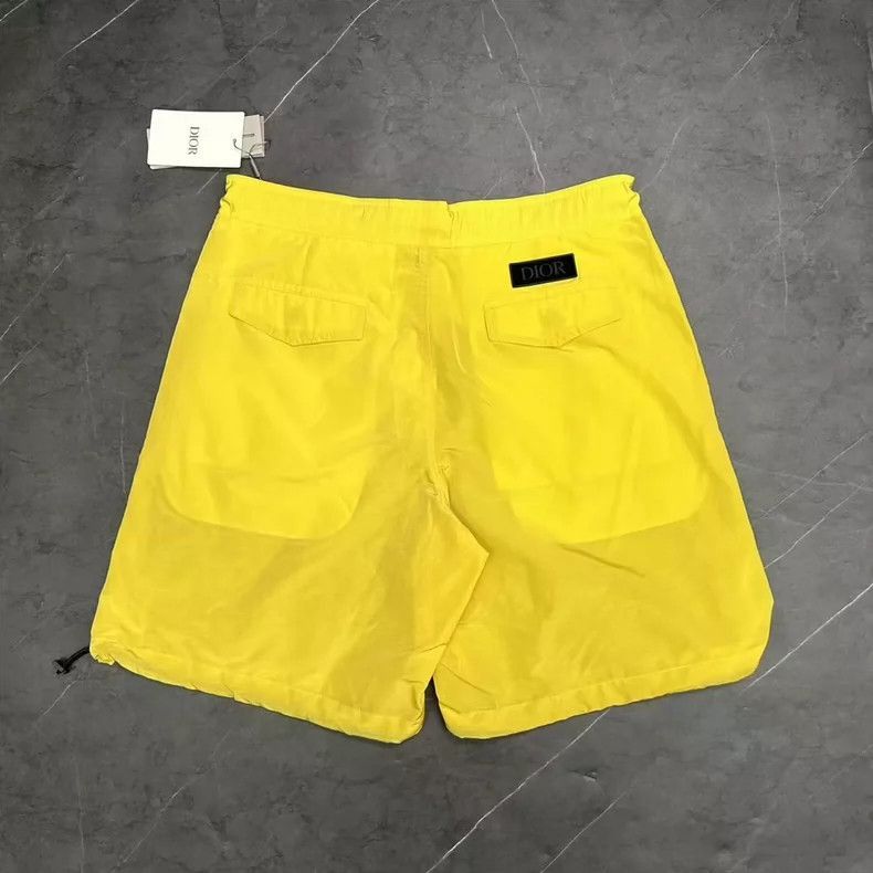 Dior DIOR Yellow Casual Drawstring Shorts for Men-2506 Size US 44 / EU 60 - 2 Thumbnail
