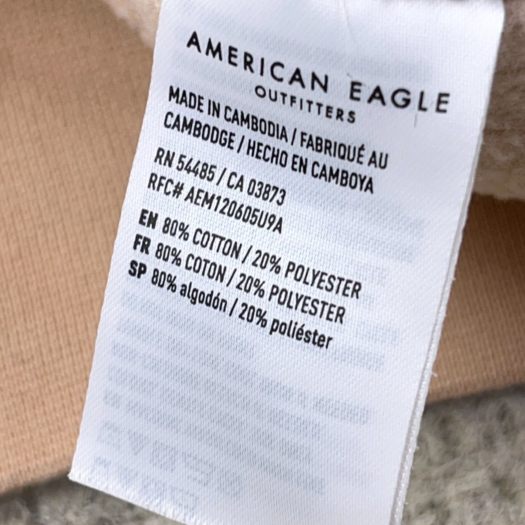 American Eagle Outfitters VINTAGE American Eagle Sweatshirt Women Medium Orange Crewneck Loose Fit Retro Size M / US 6-8 / IT 42-44 - 6 Thumbnail