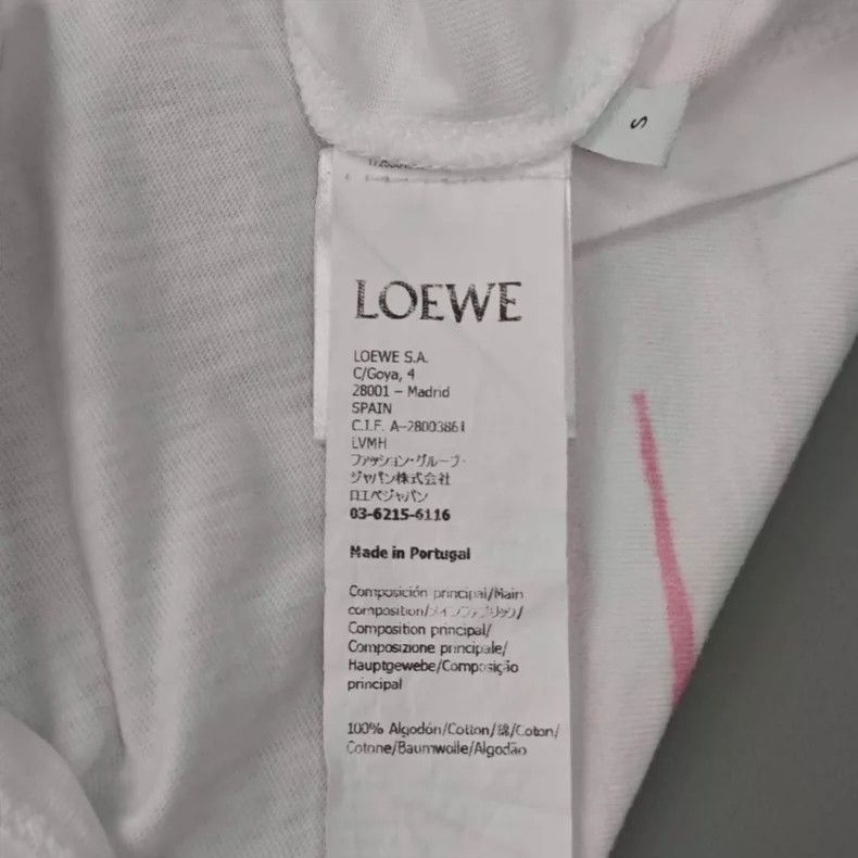 Loewe loewe white short sleeves 2504-Nextarrow Size US S / EU 44-46 / 1 - 6 Thumbnail
