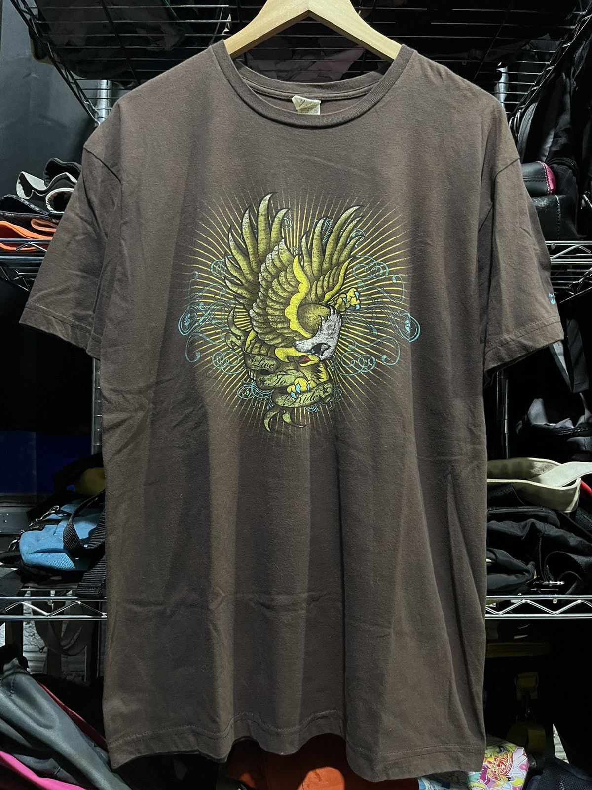 Split Split Skateboard Live to Ride Tettoo Tee 00s Size US L / EU 52-54 / 3 - 1 Thumbnail