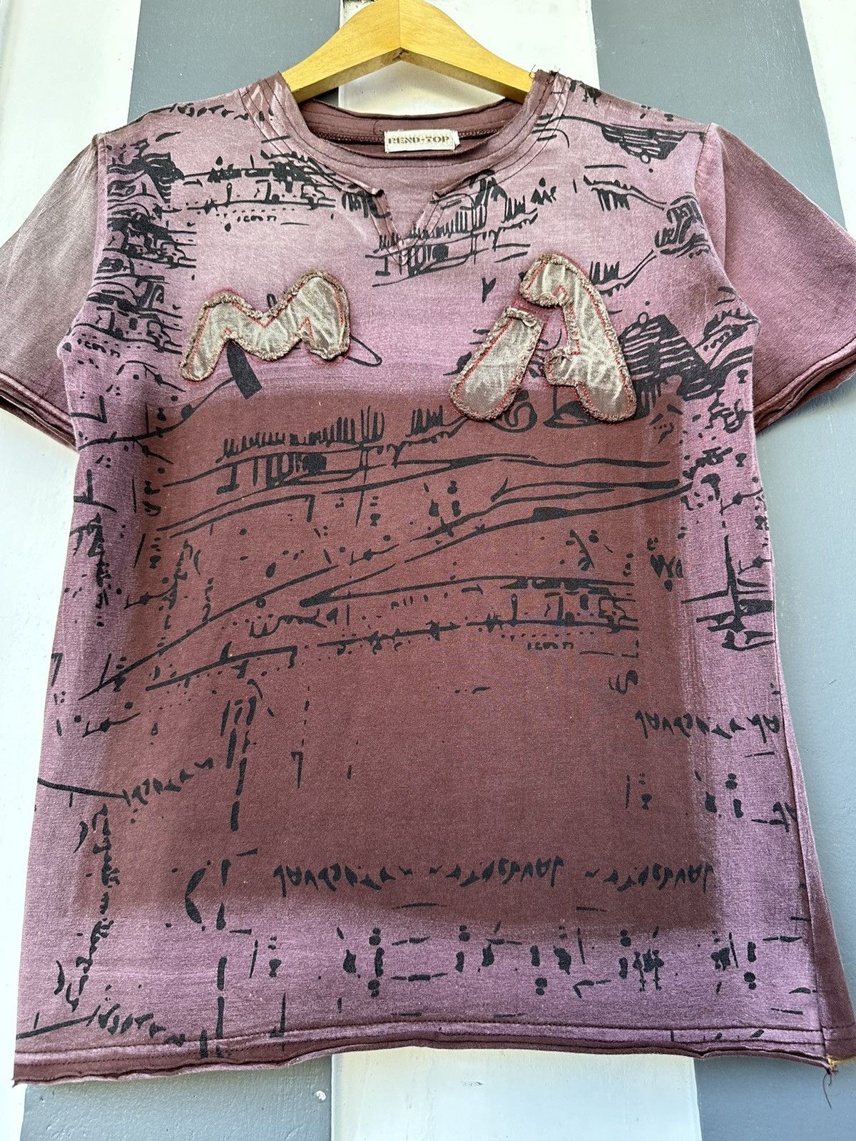 Japanese Brand CRAZY FADED DISTRESSED POEM TSHIRT SEDITIONARIES Size US S / EU 44-46 / 1 - 4 Thumbnail