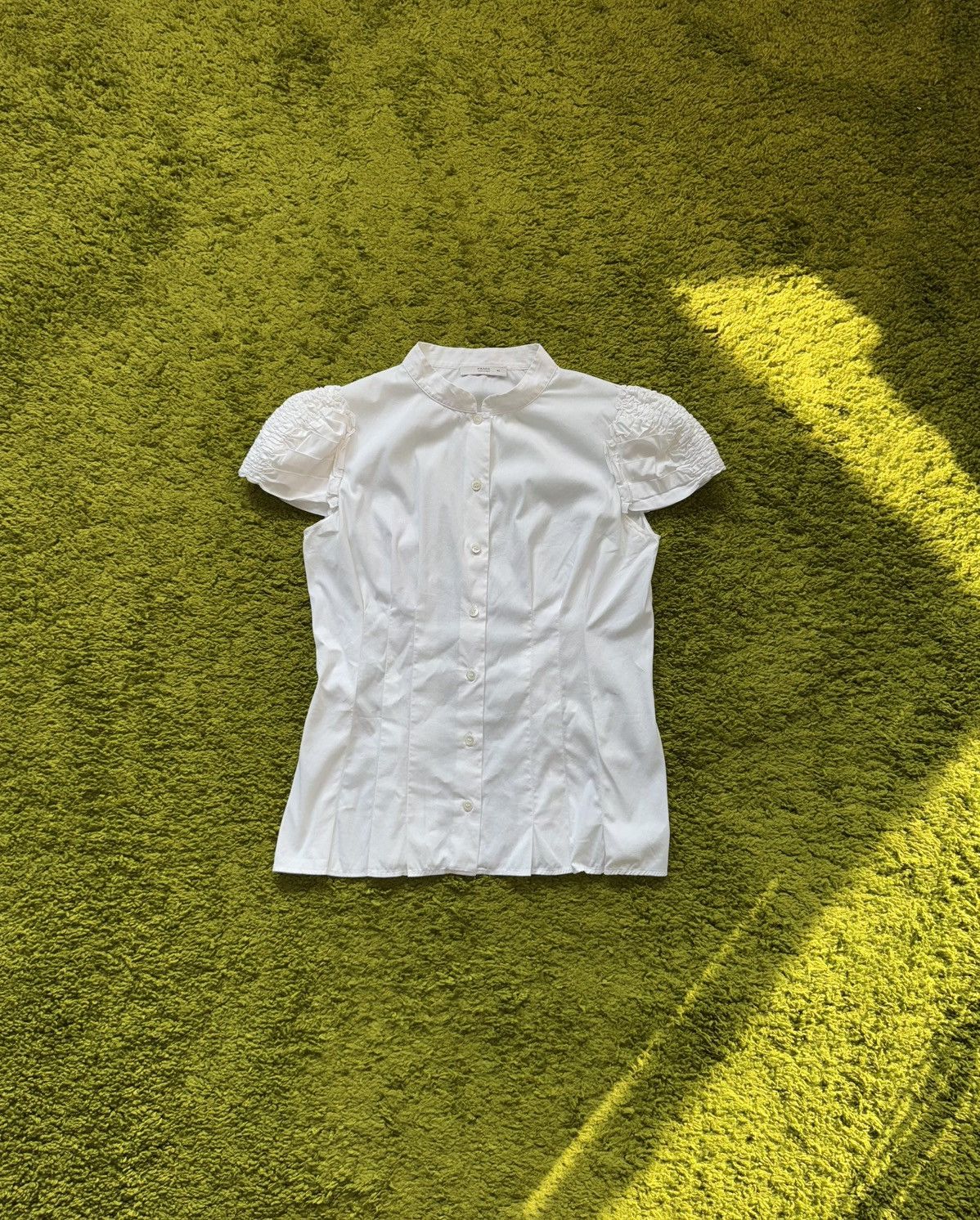 Prada luxury poplin blouse shirt