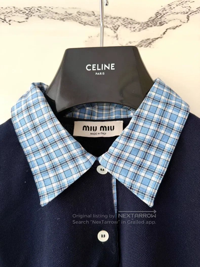 Miu Miu Miu Miu Fake two-piece short-sleeved top Size US M / EU 48-50 / 2 - 2 Thumbnail