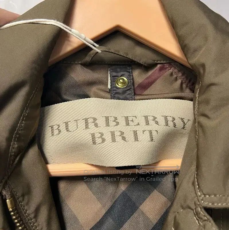 Burberry Burberry Military Green Cotton Women's Trench Coat. Size M / US 6-8 / IT 42-44 - 3 Thumbnail