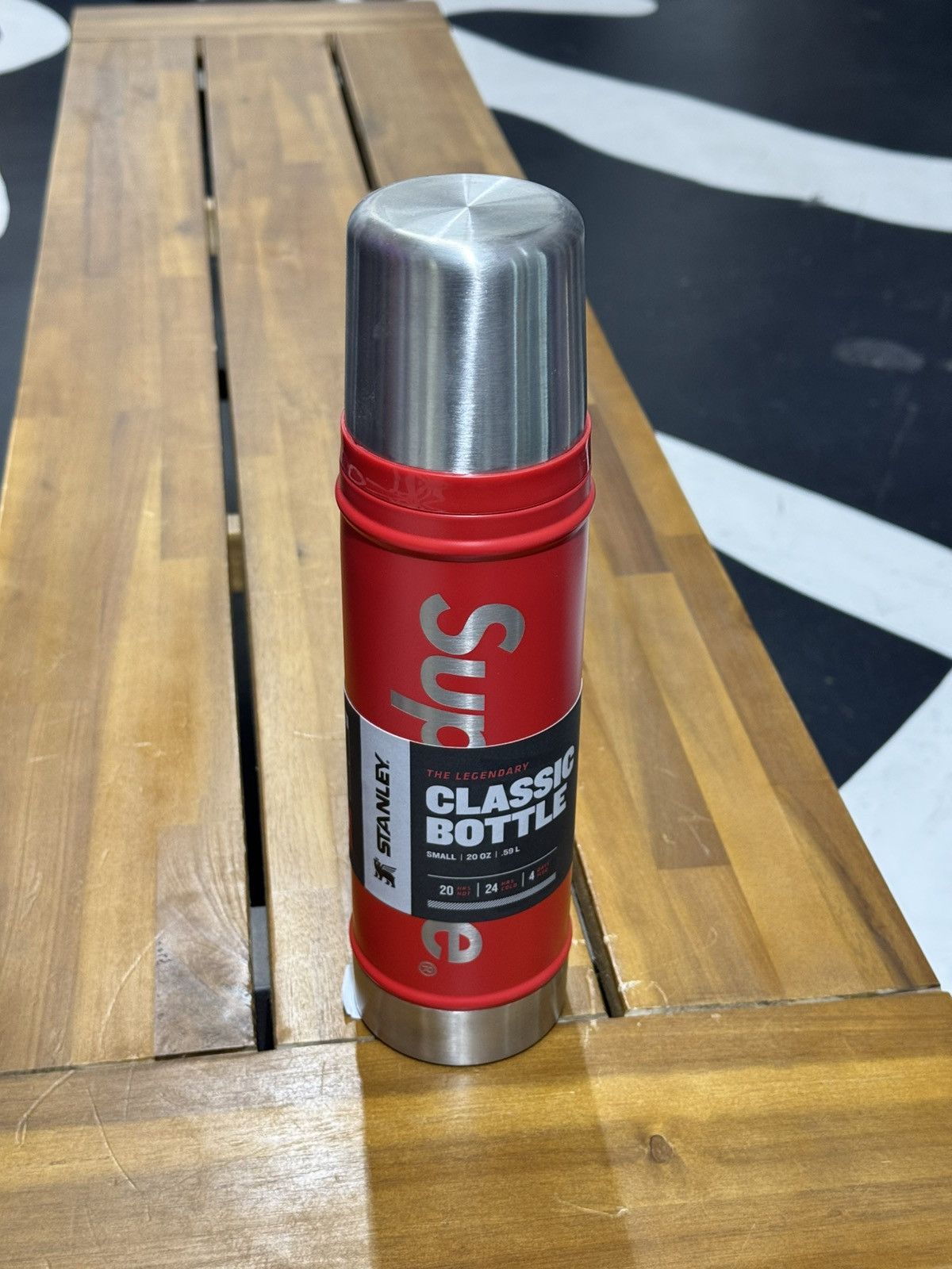 Supreme Stanley 20oz. Vacuum Insulated Bottle Red