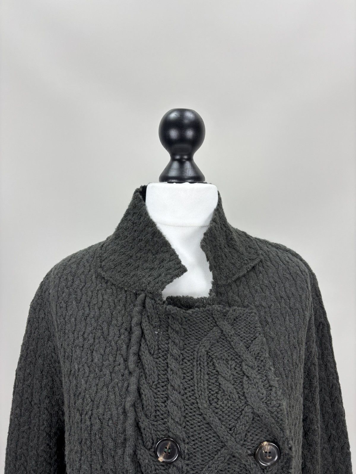 Rundholz Womens cardigan Rundholz Size S/M Color Gray Size S / US 4 / IT 40 - 3 Thumbnail