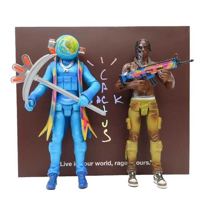 travis scott fortnite action figure stockx