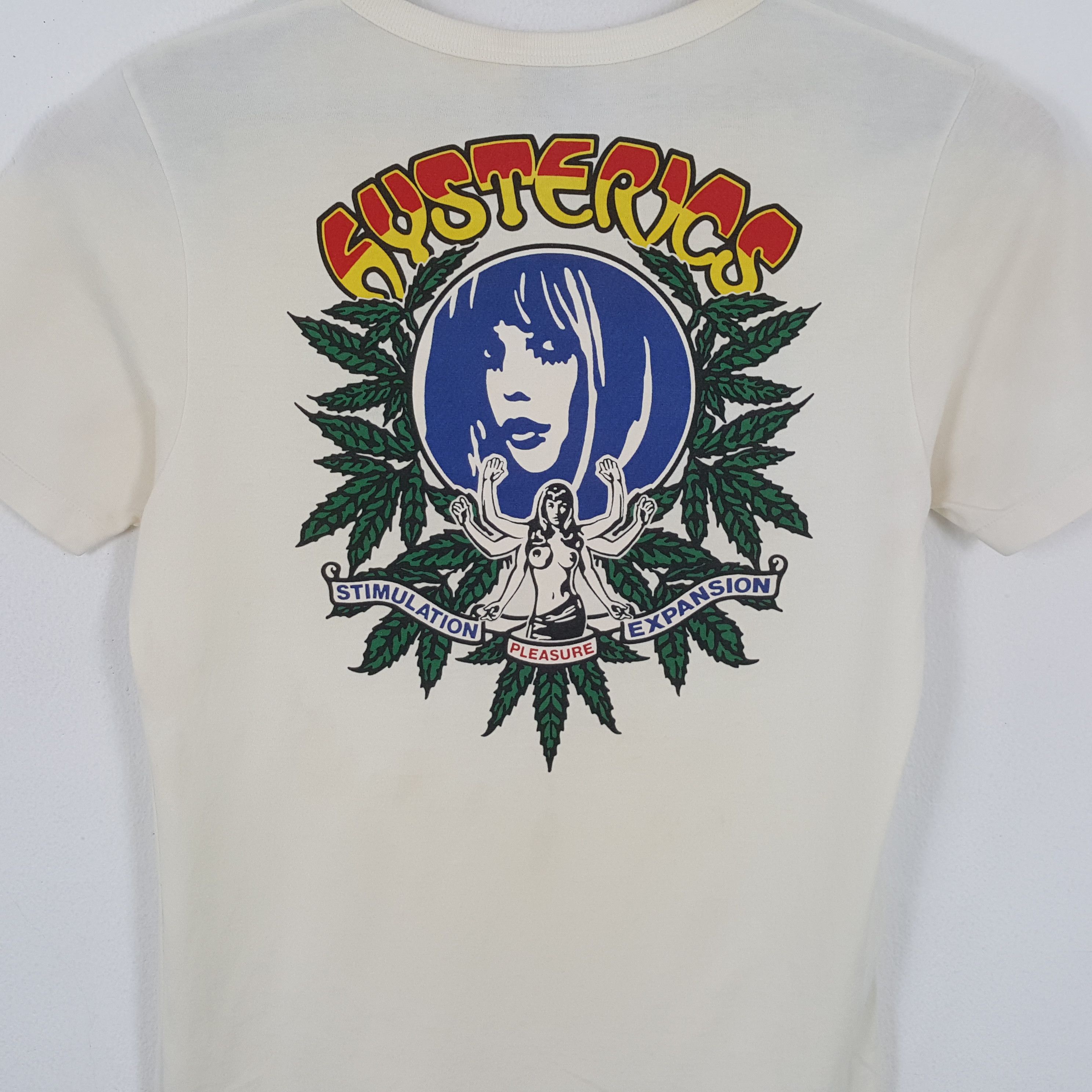 Hysteric Glamour × Japanese Brand × Vintage HYSTERIC GLAMOUR Tshirt Japanese Brand Streetwear Style Size US S / EU 44-46 / 1 - 2 Thumbnail