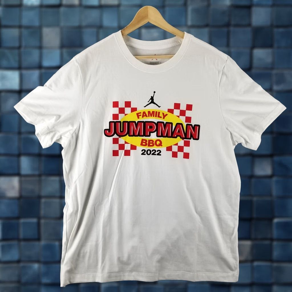 Nike Nike Jordan Jumpman BBQ 2022 Shirt XL White Men Kid? Size US XL / EU 56 / 4 - 1 Thumbnail