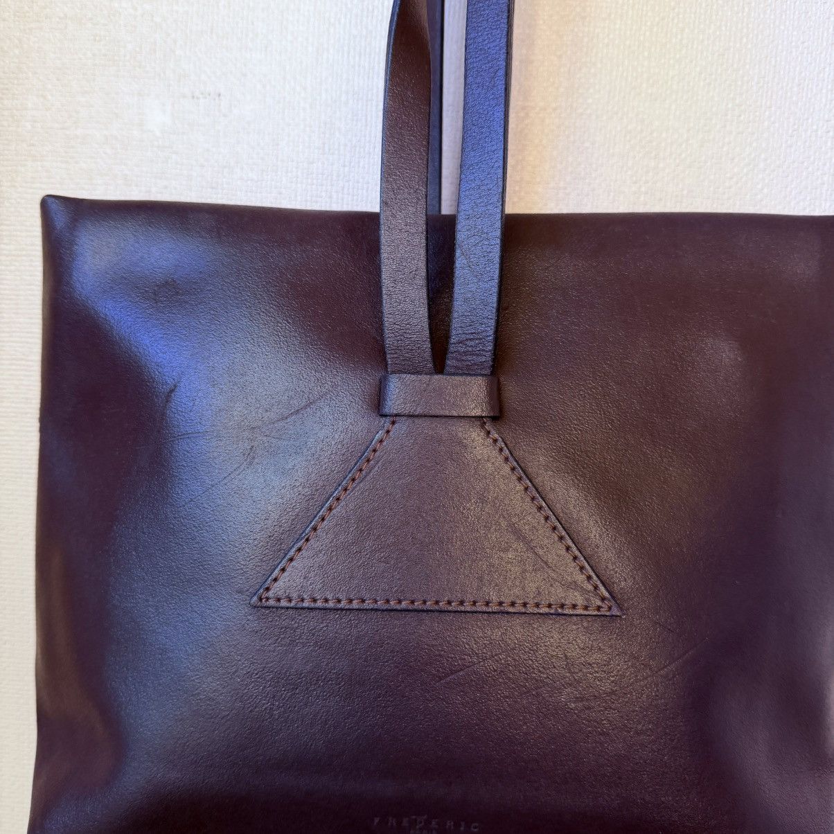 Other Frederic T Paris Leather Bag Brown Minimalist Made in France Size ONE SIZE - 8 Thumbnail