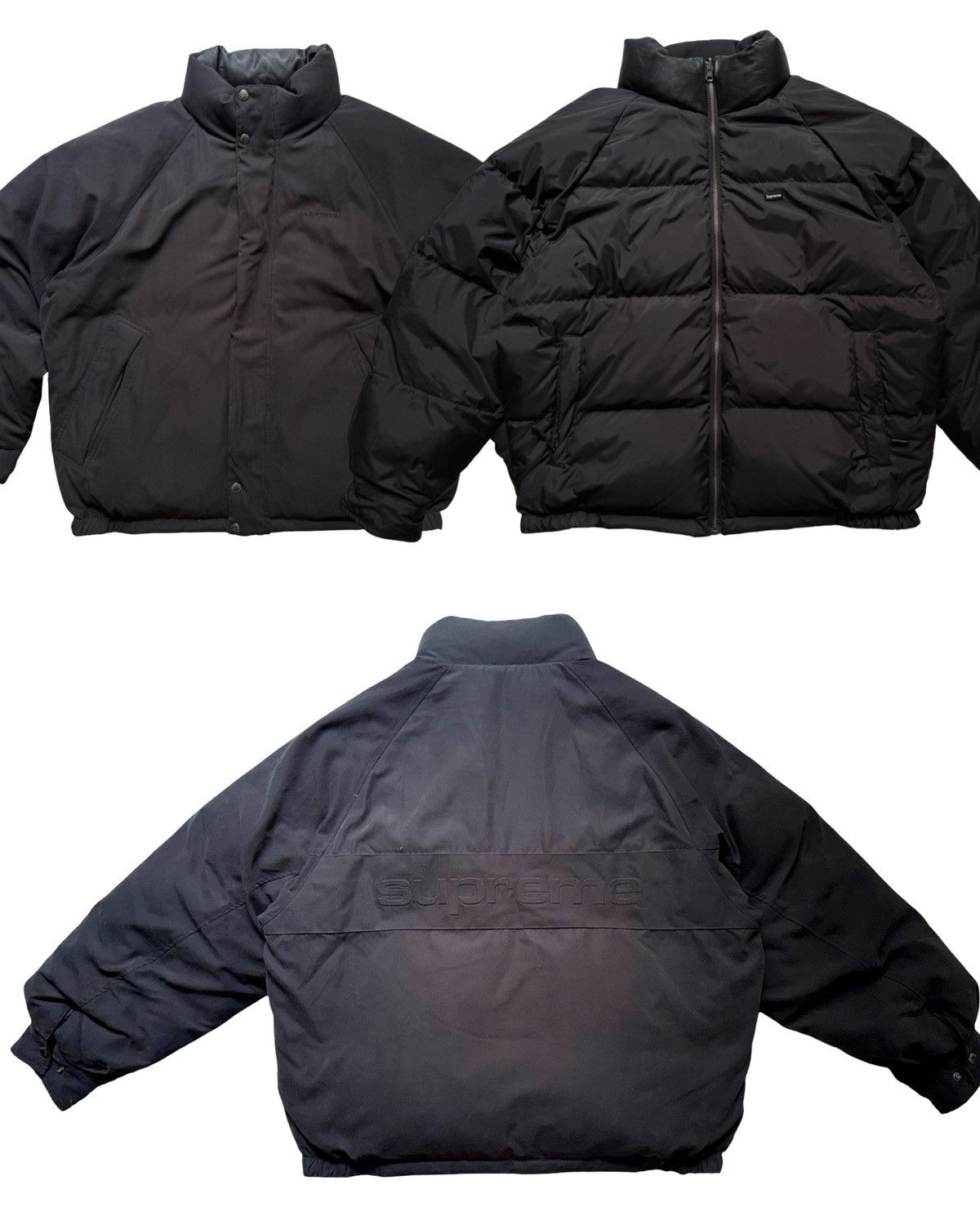 Supreme 🔥Supreme Reversible Down Puffer Jacket – Black – SS24 Size US L / EU 52-54 / 3 - 1 Thumbnail
